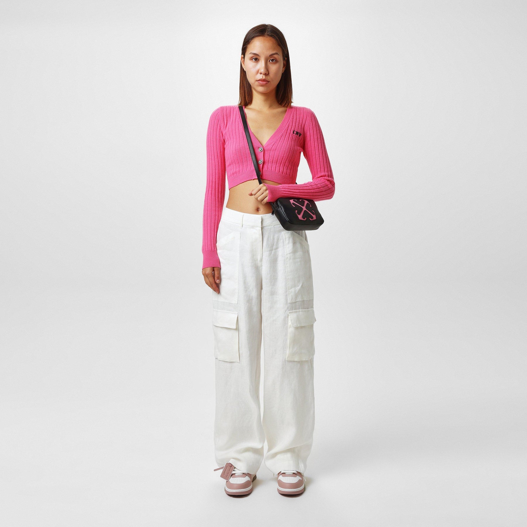 We Upside Down Crop Cardigan