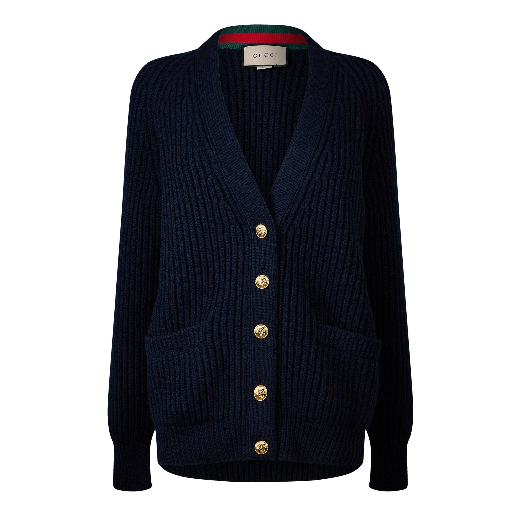 Interlocking G Ribbed Cardigan