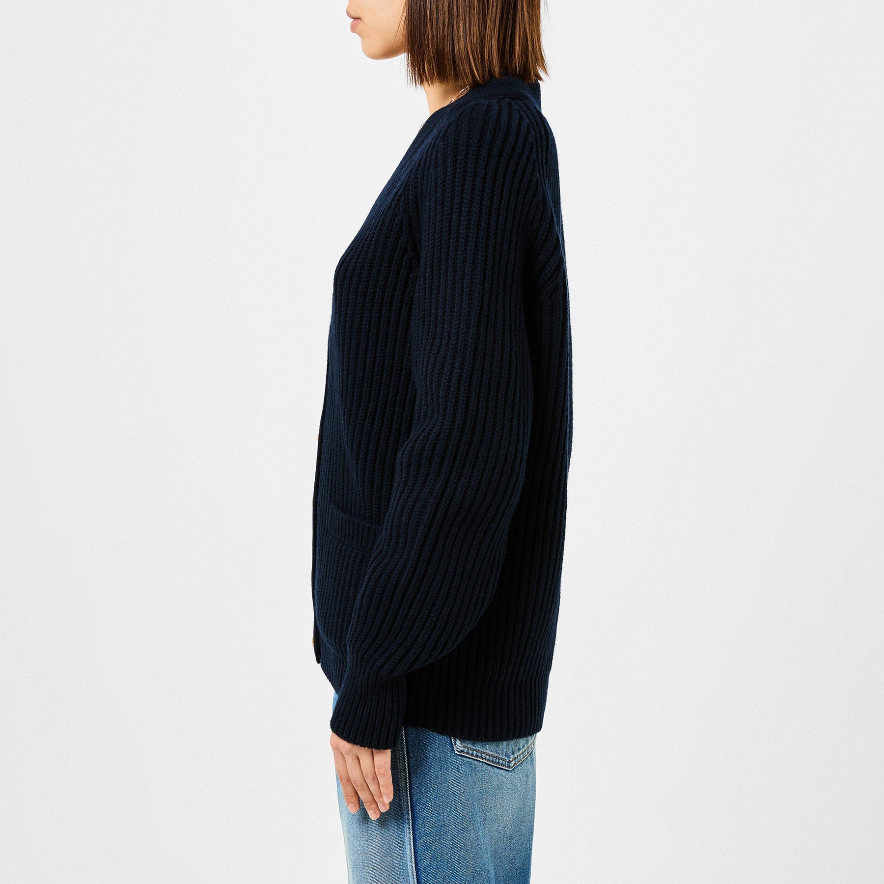 Interlocking G Ribbed Cardigan