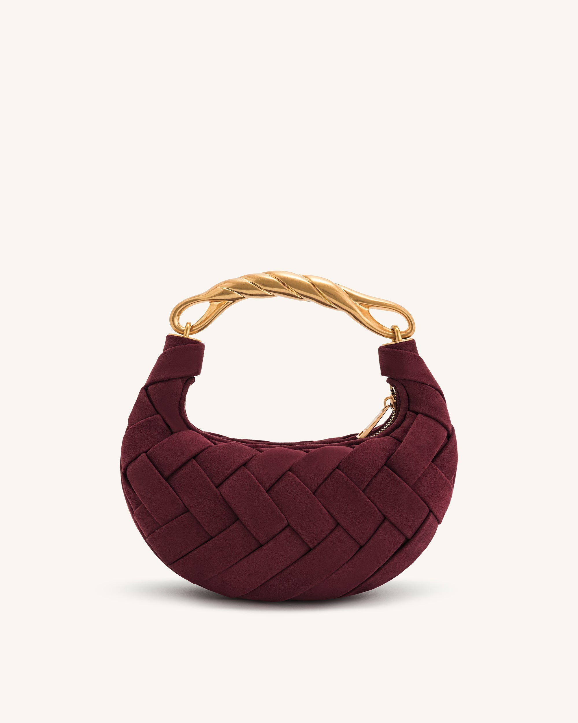 Orla Weave Handbag - Almond