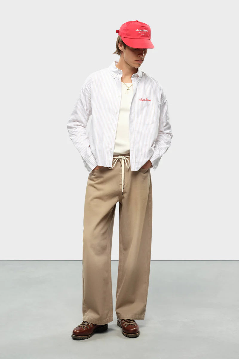 Wide leg denim