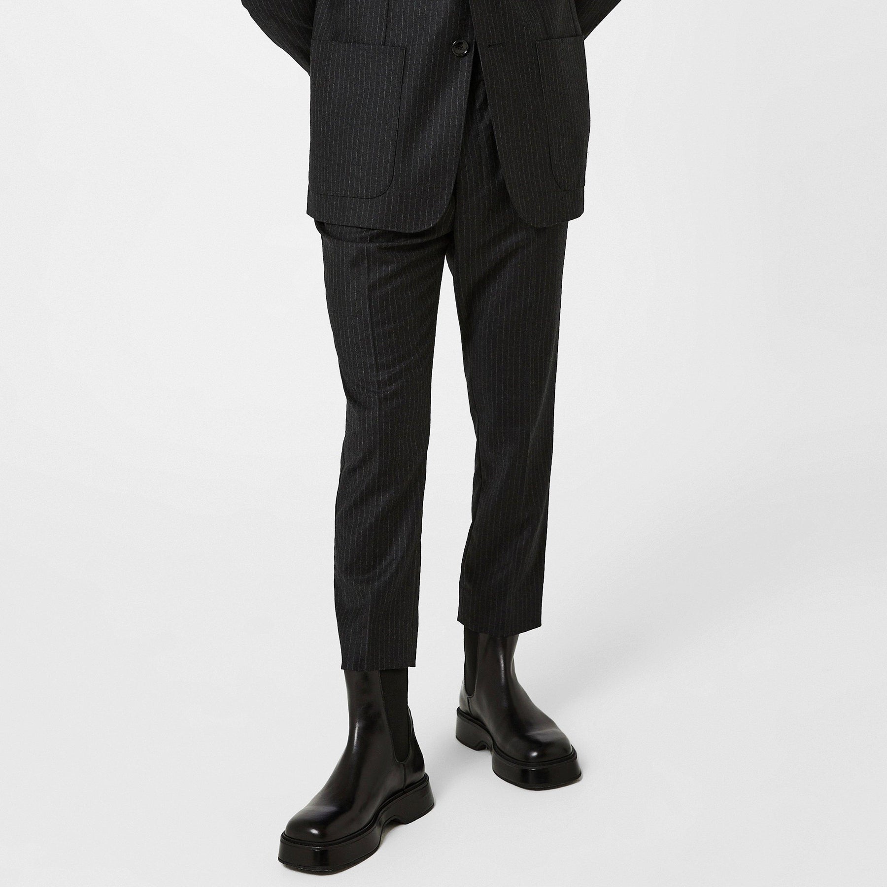 Pinstripe Trousers