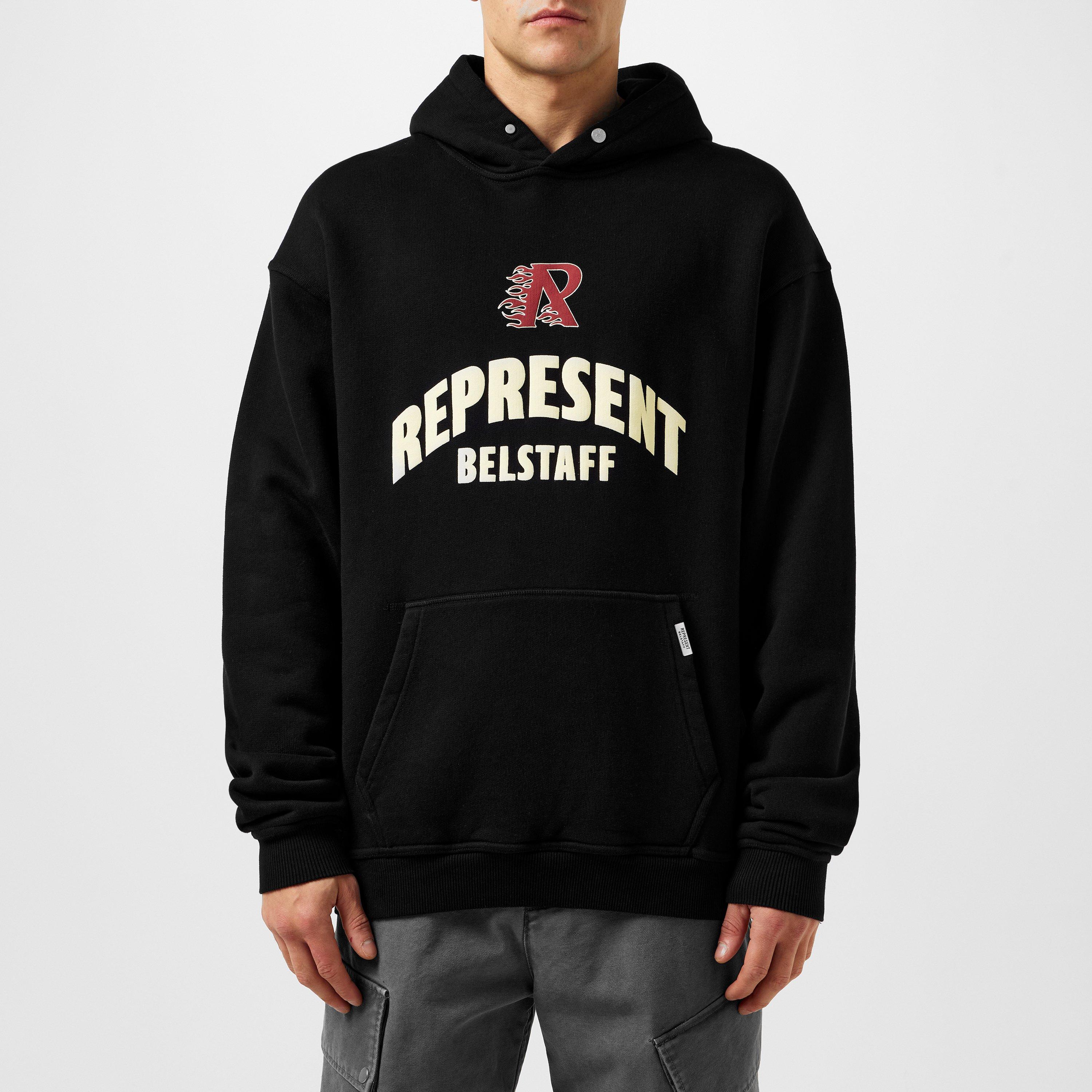 Men's Flame Phoenix Graphic Print Hoodie