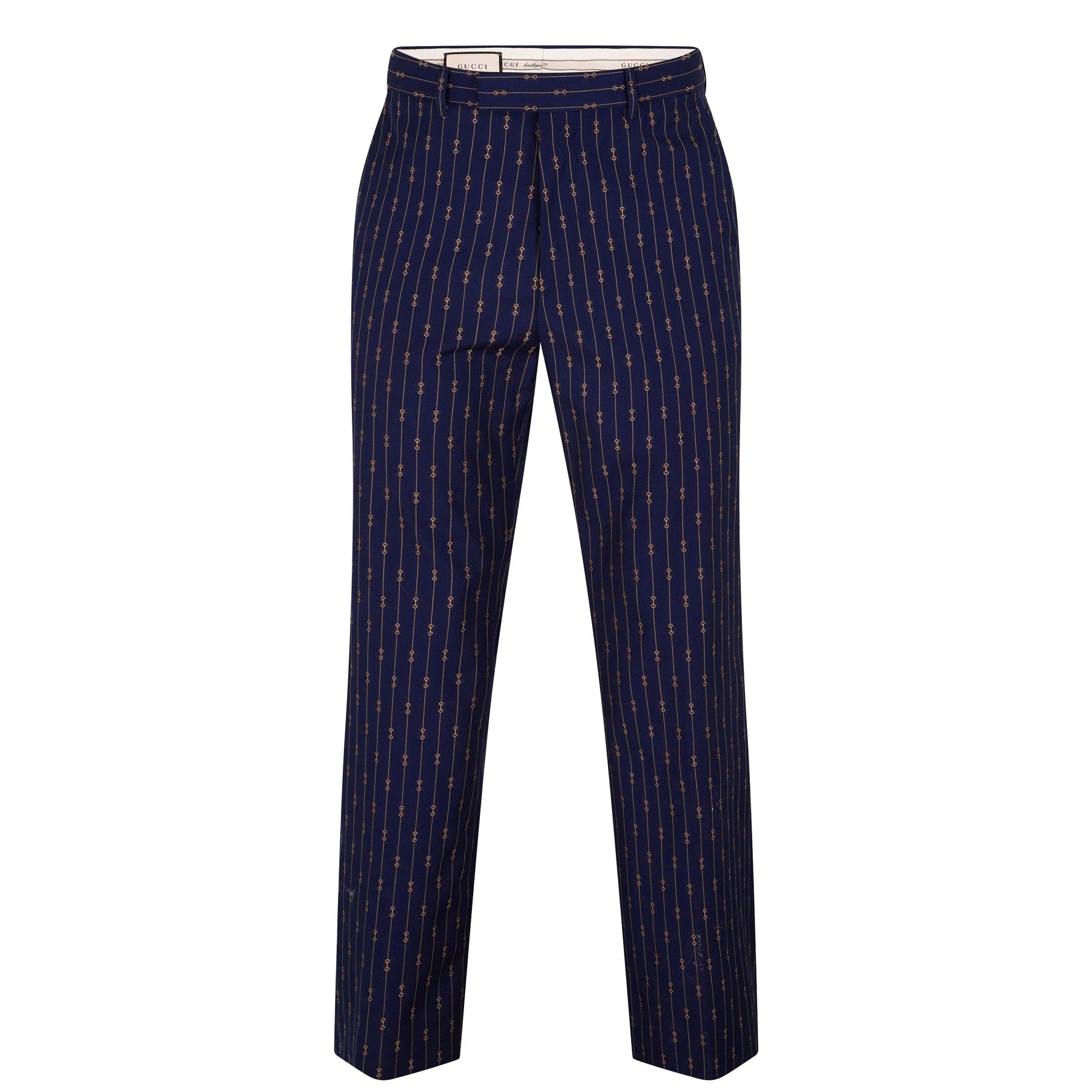 Horsebit-Print Trousers