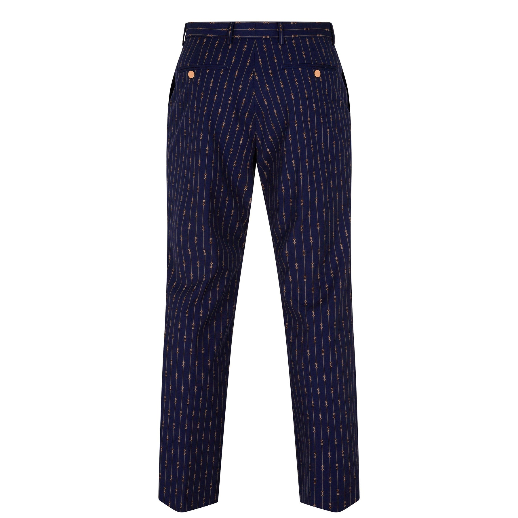 Horsebit-Print Trousers