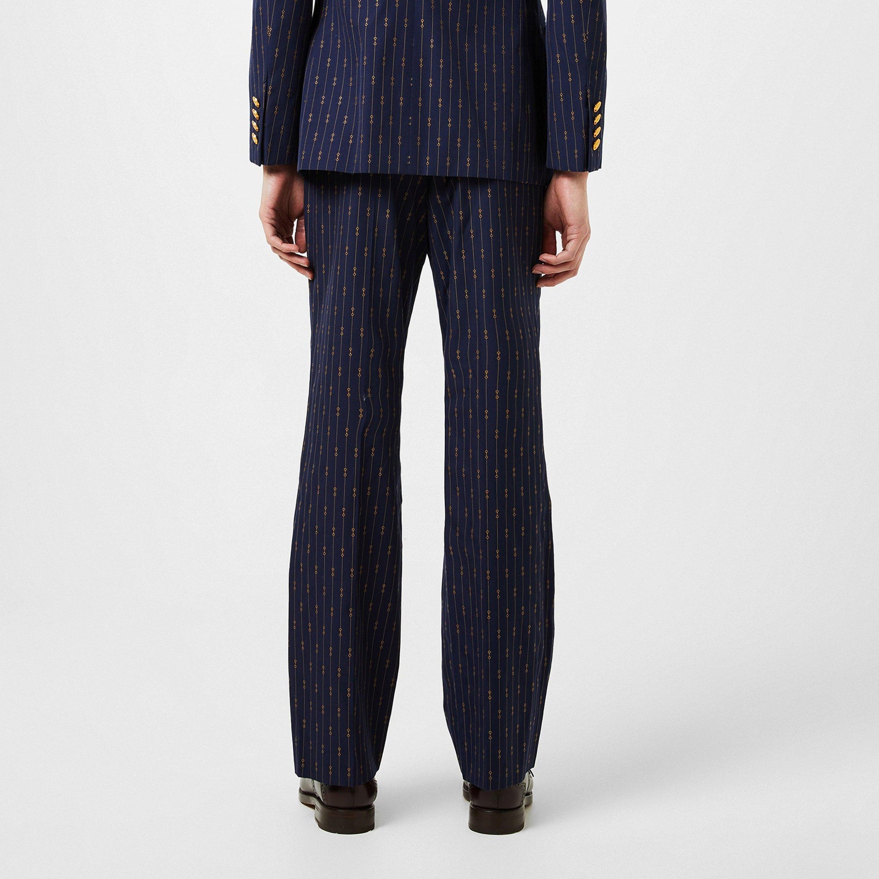 Horsebit-Print Trousers