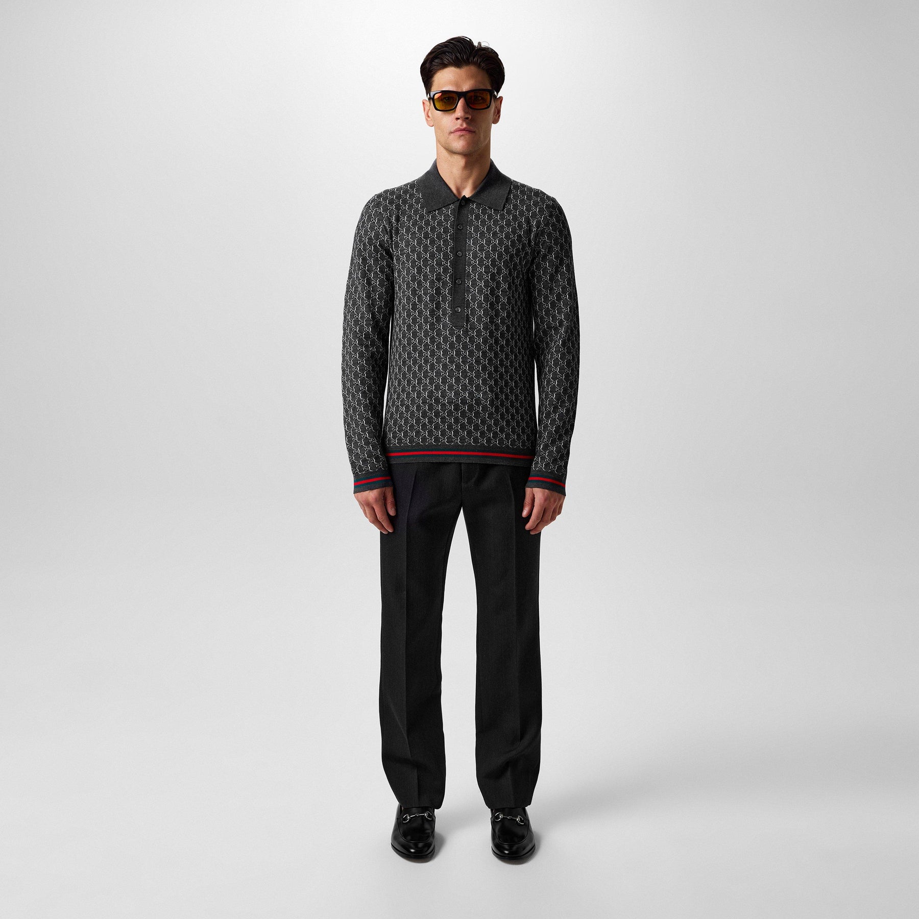 Wool Slim Fit Trousers