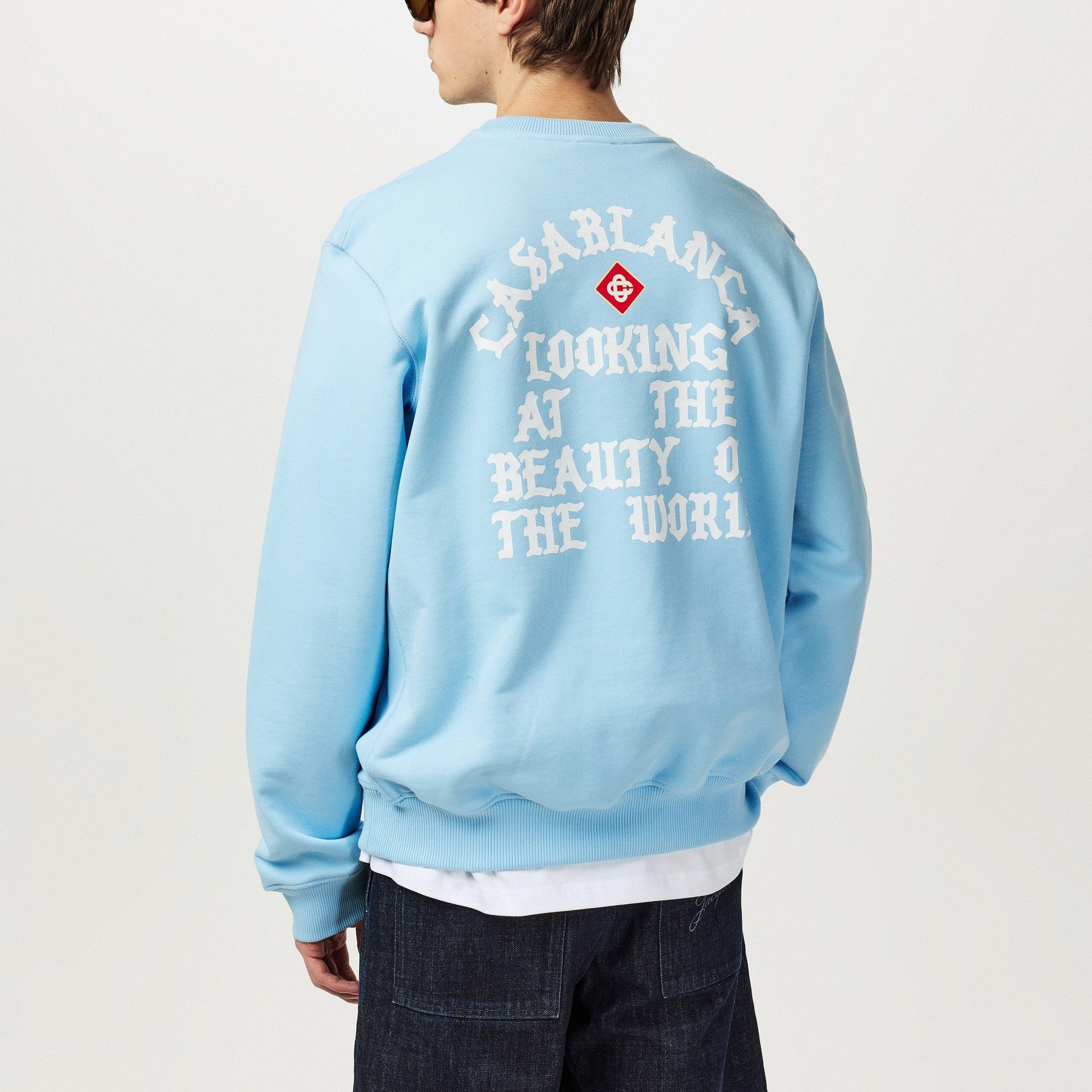 Looking At The Beauty Of The World Logo Sweatshirt