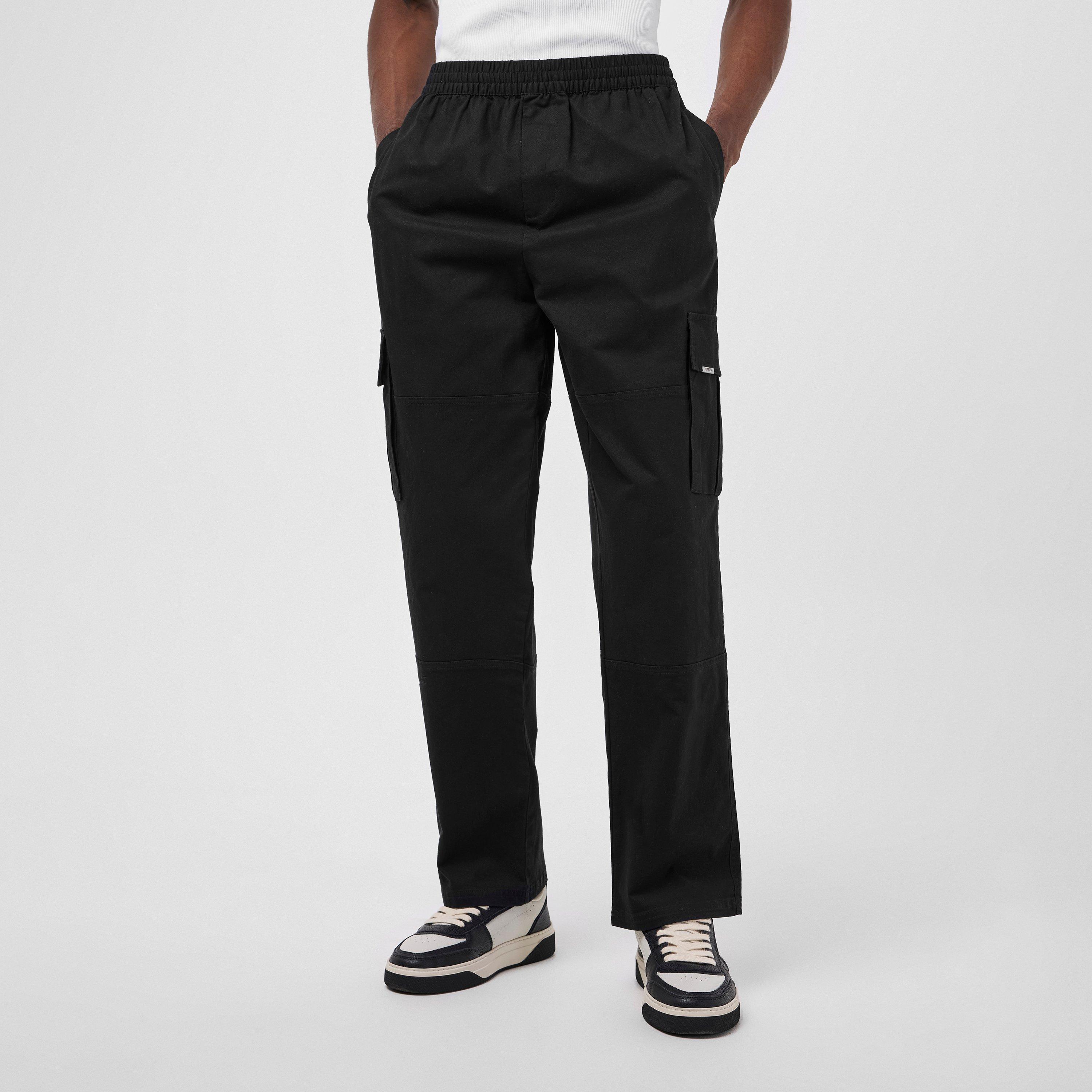 Standard Cotton Mid Rise Cargo Trousers