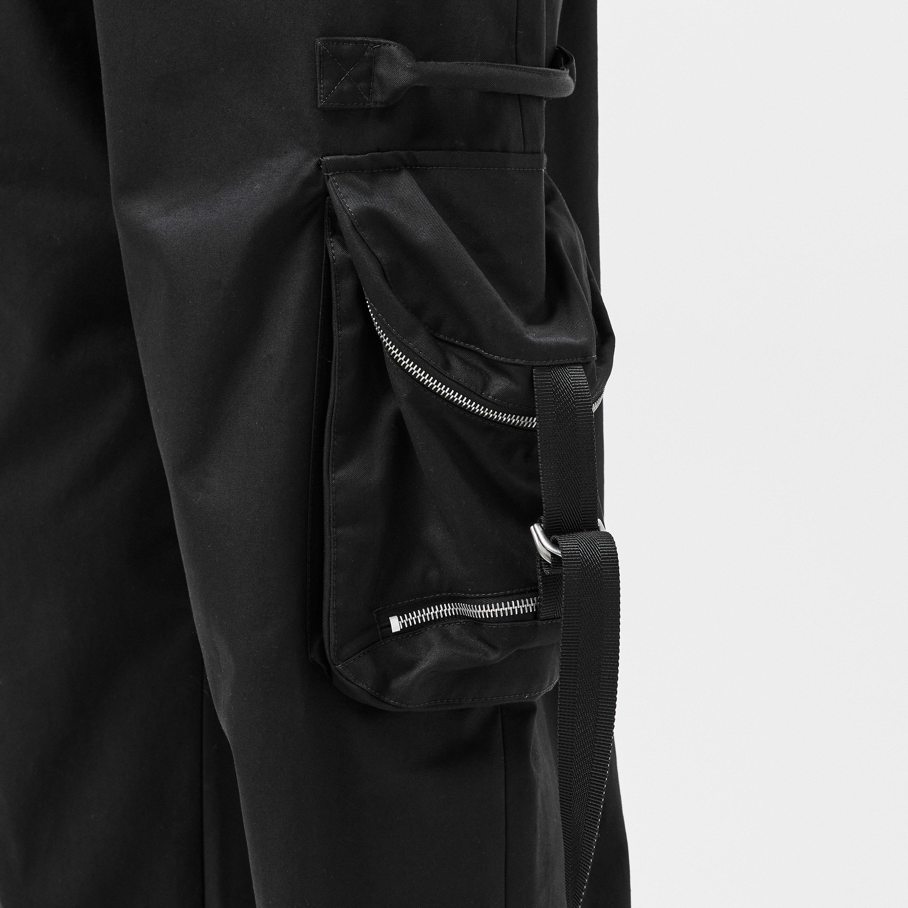 Regular Fit Drawstring Cargo Trousers