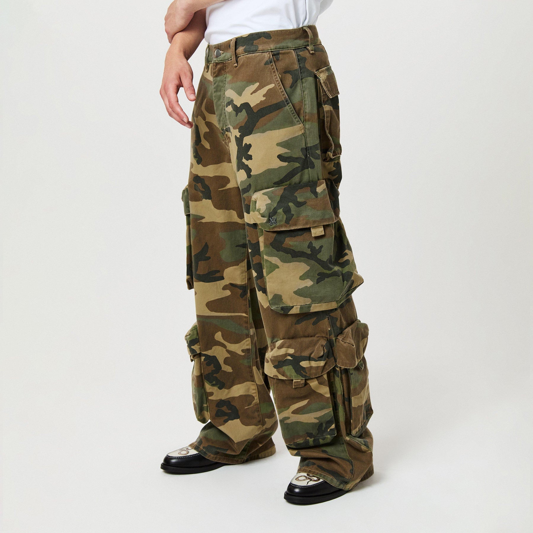 Utility Camo Cargo Trousers