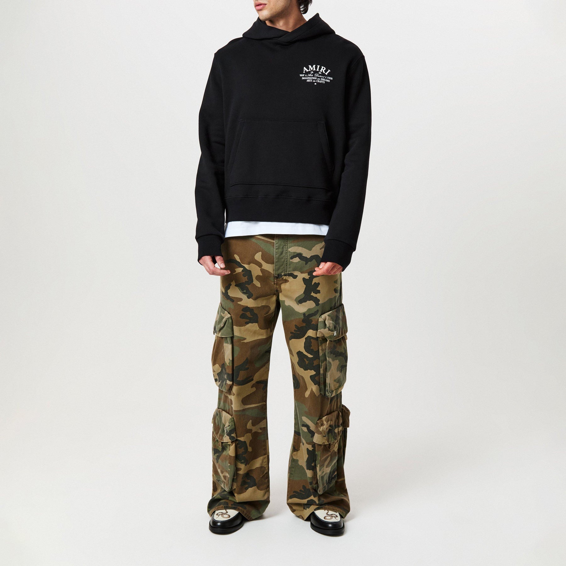 Utility Camo Cargo Trousers