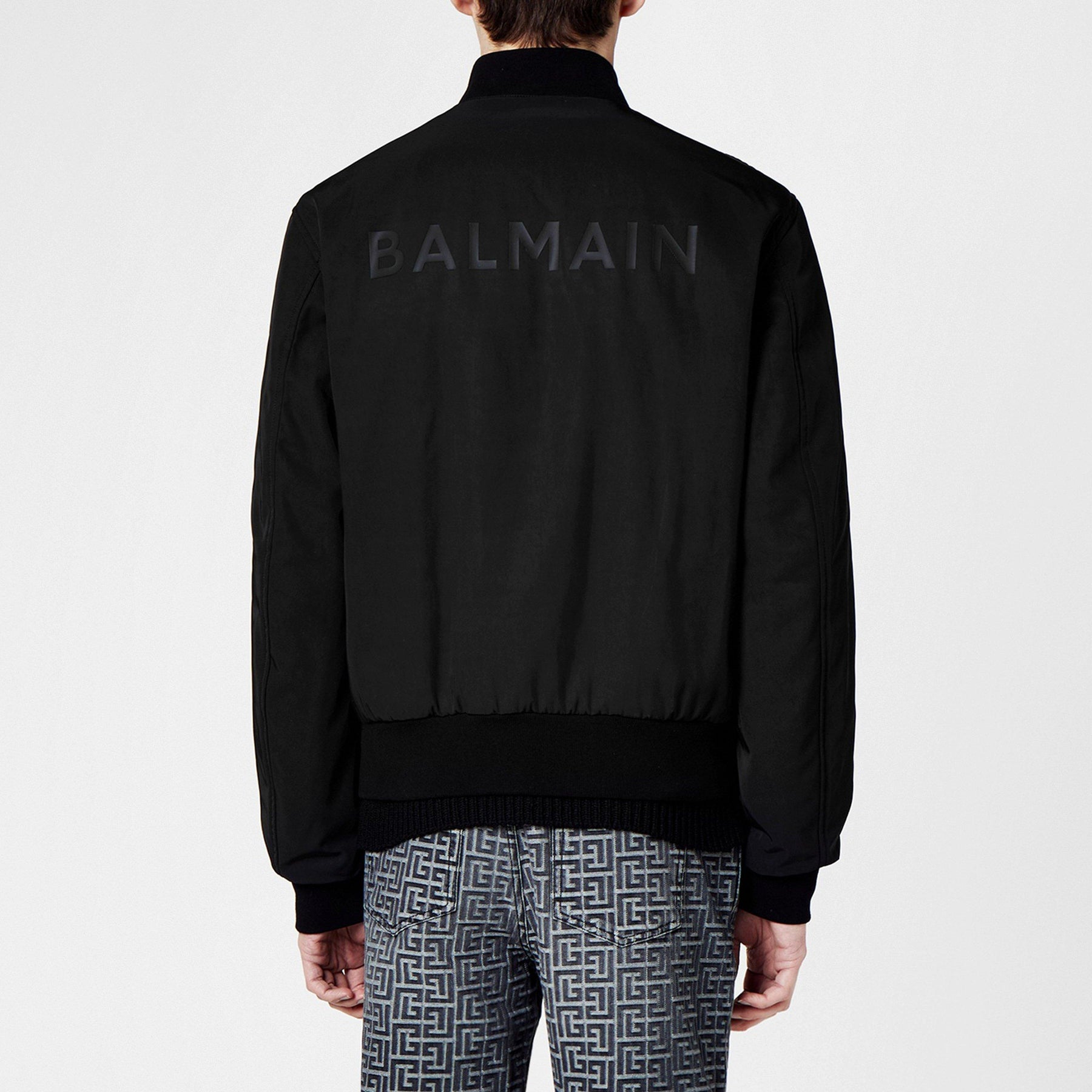 Logo Nylon Bomber Jacket
