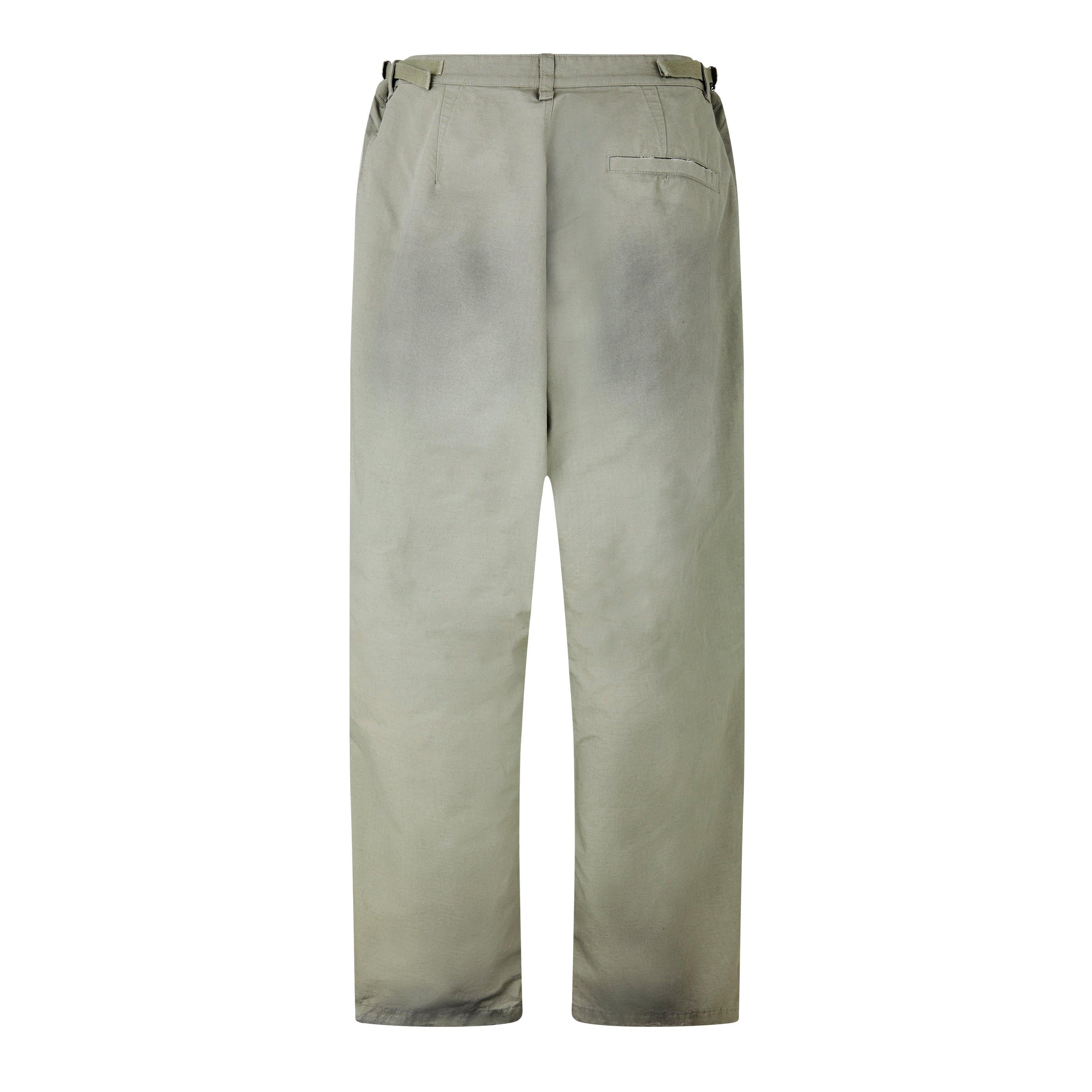 Washed Wide Leg Utility Jeans