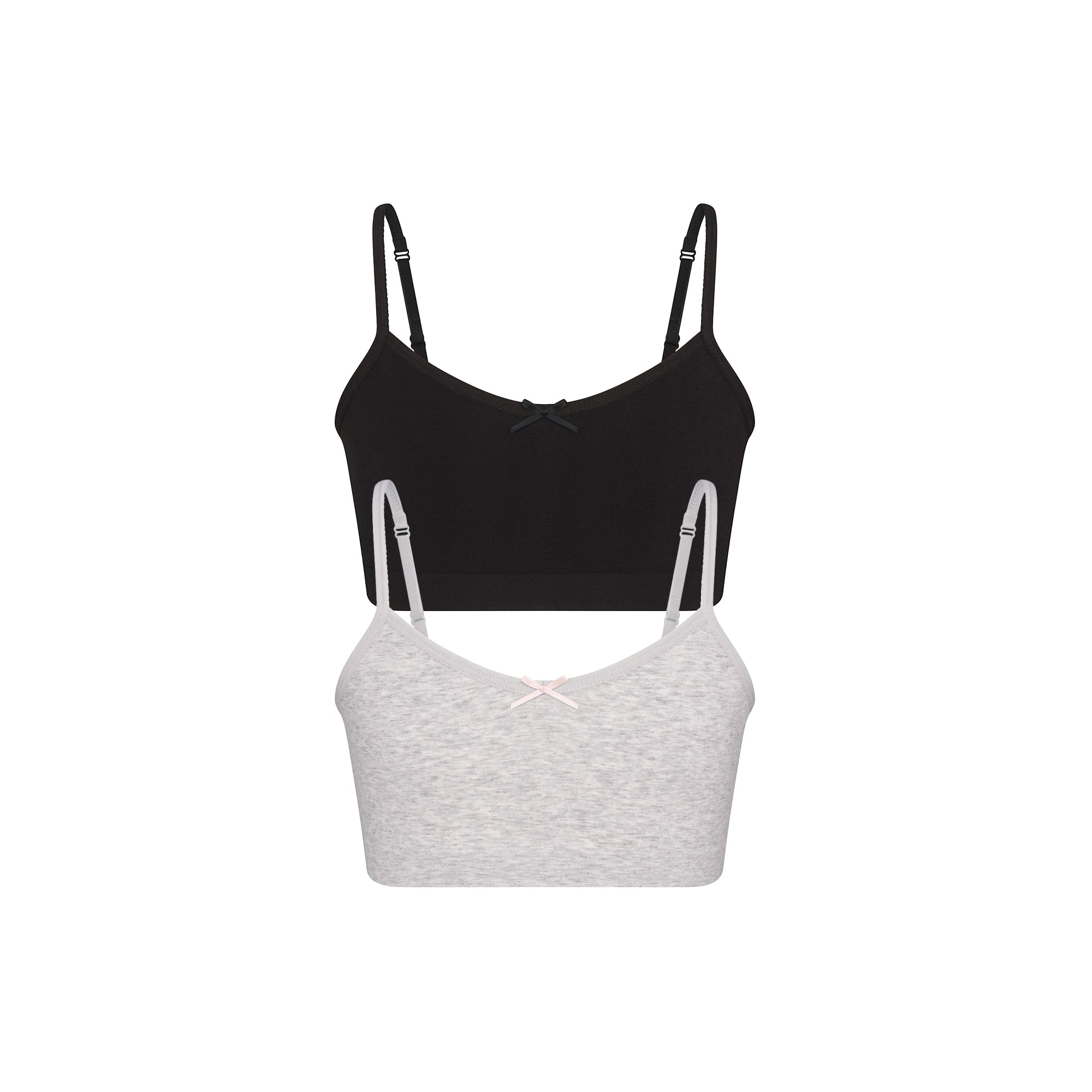 Cotton Seamless Juniors Bralette 2-pack