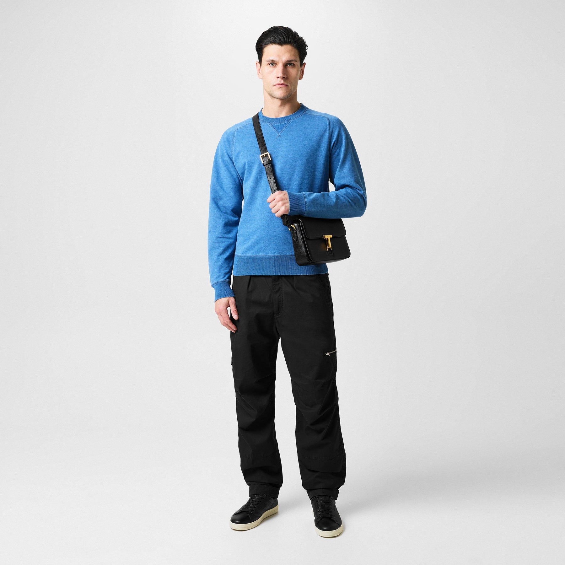Indigo Crew Neck Sweatshirt