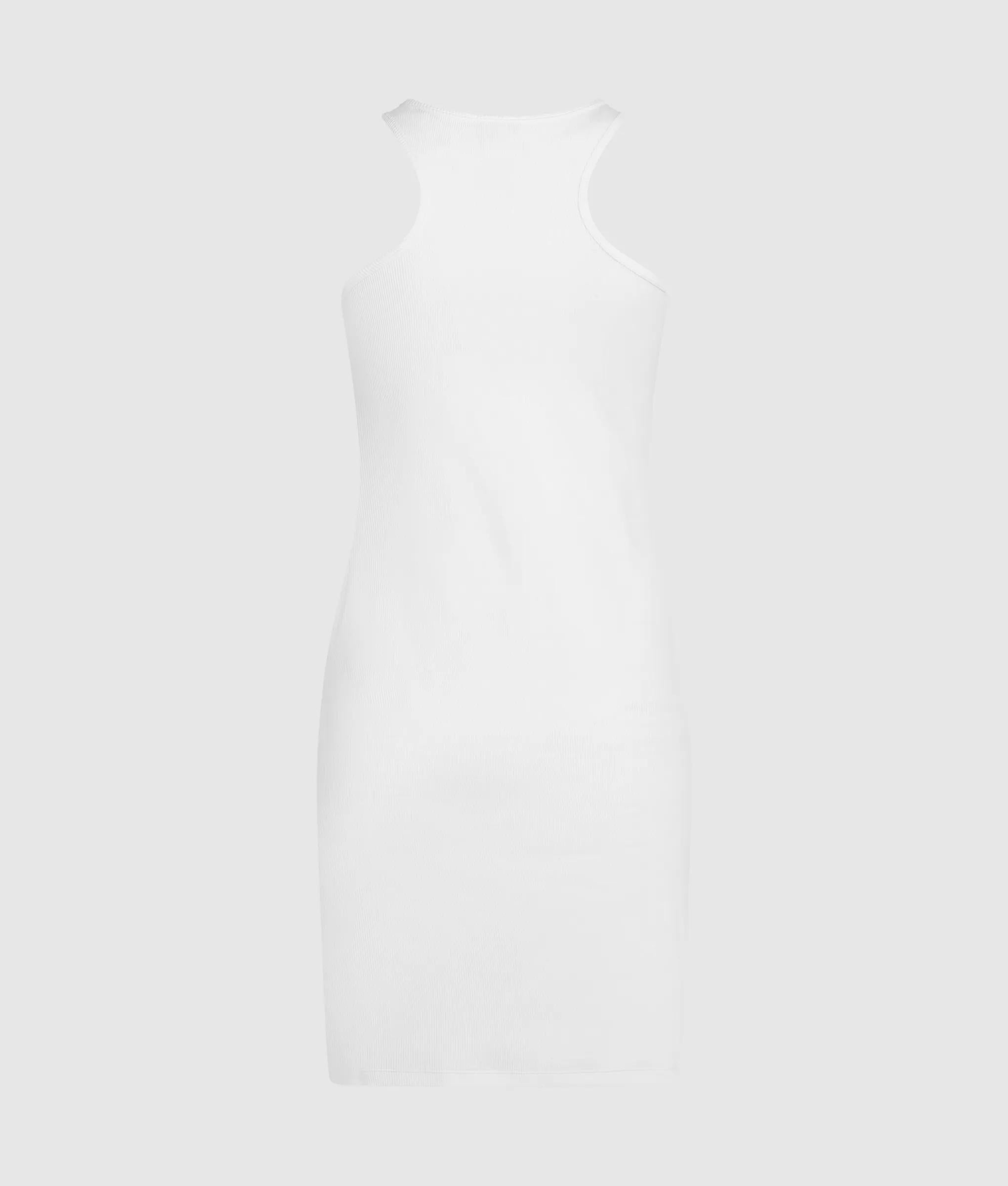 Ribbed racer dress