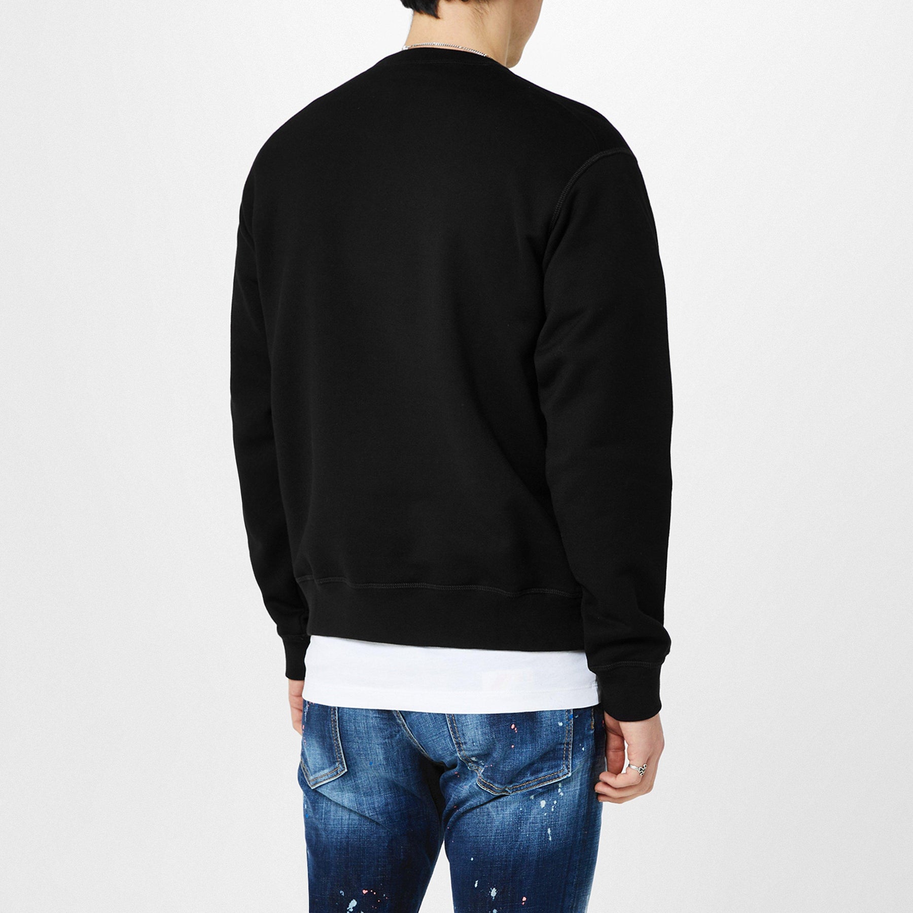 Icon Print Cotton Sweatshirt