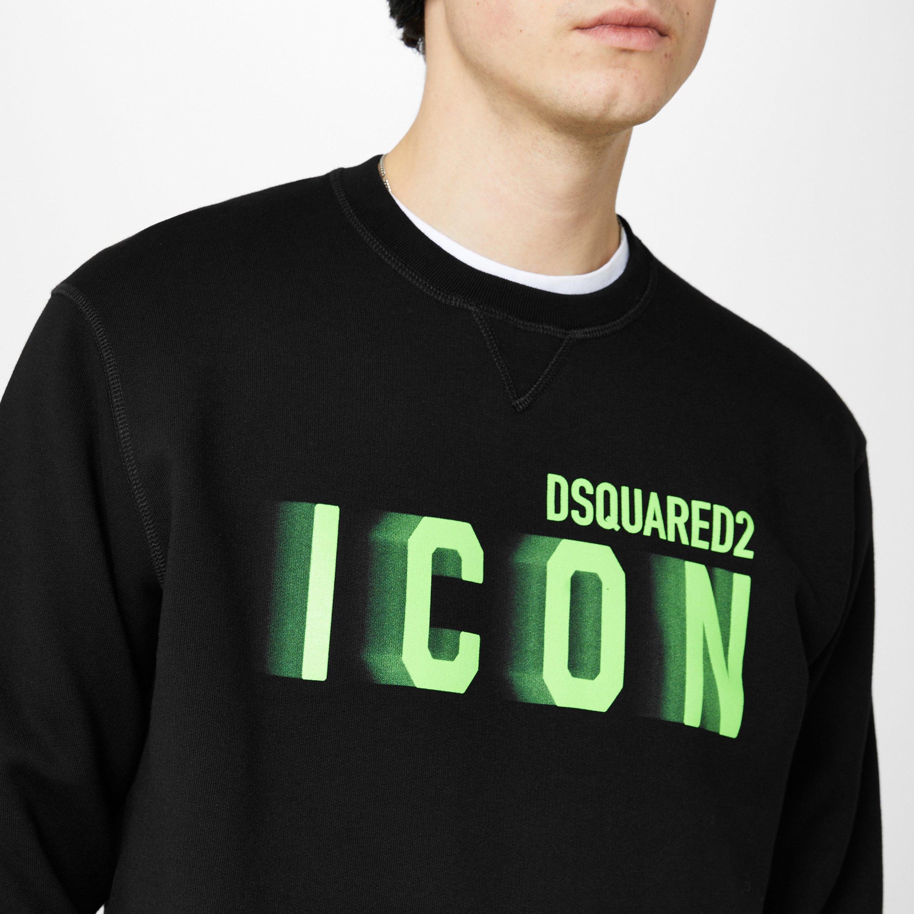 Icon Print Cotton Sweatshirt