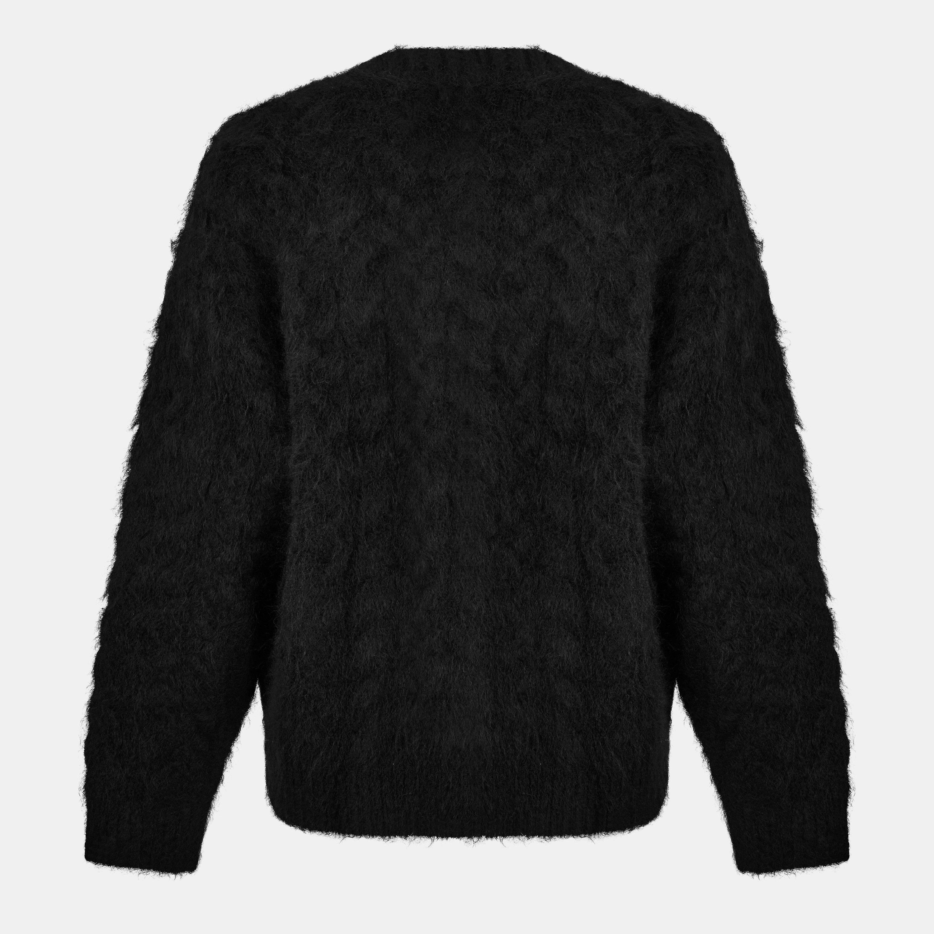 Textured Knit Contemporary Fit Crew Sweatshirt