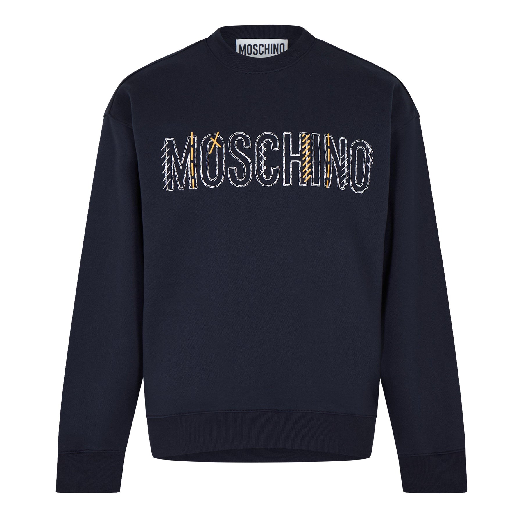 Stitched Logo Organic Cotton Sweatshirt