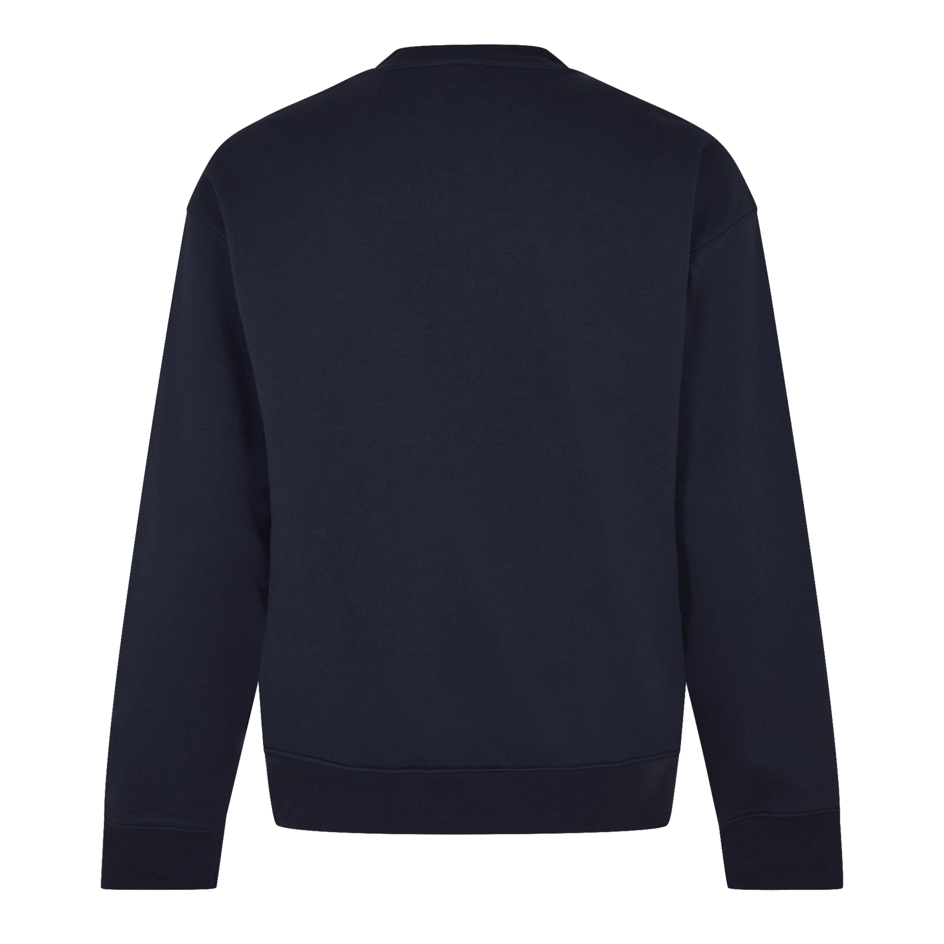 Stitched Logo Organic Cotton Sweatshirt