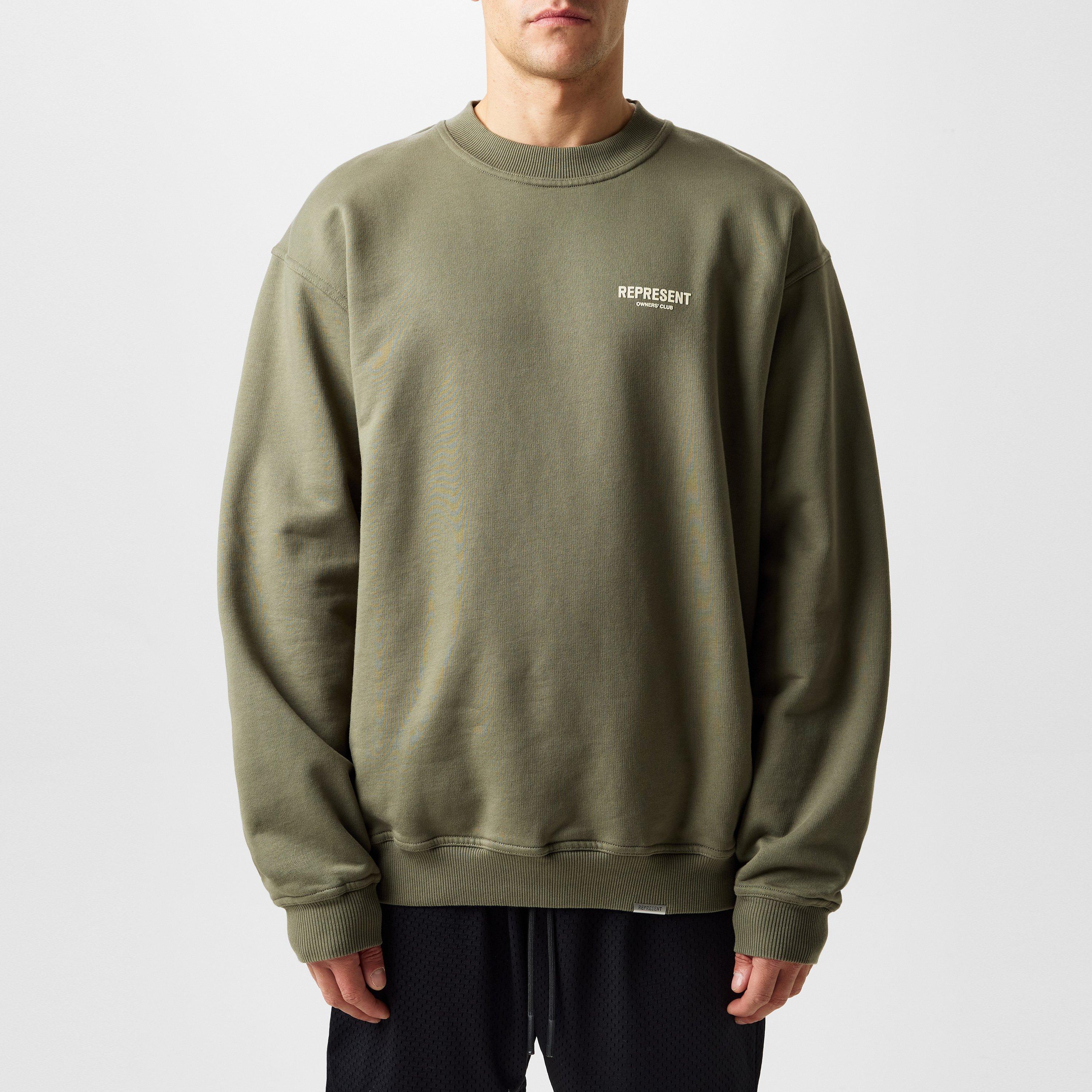 Men's Logo Cotton Owners Club Sweatshirt