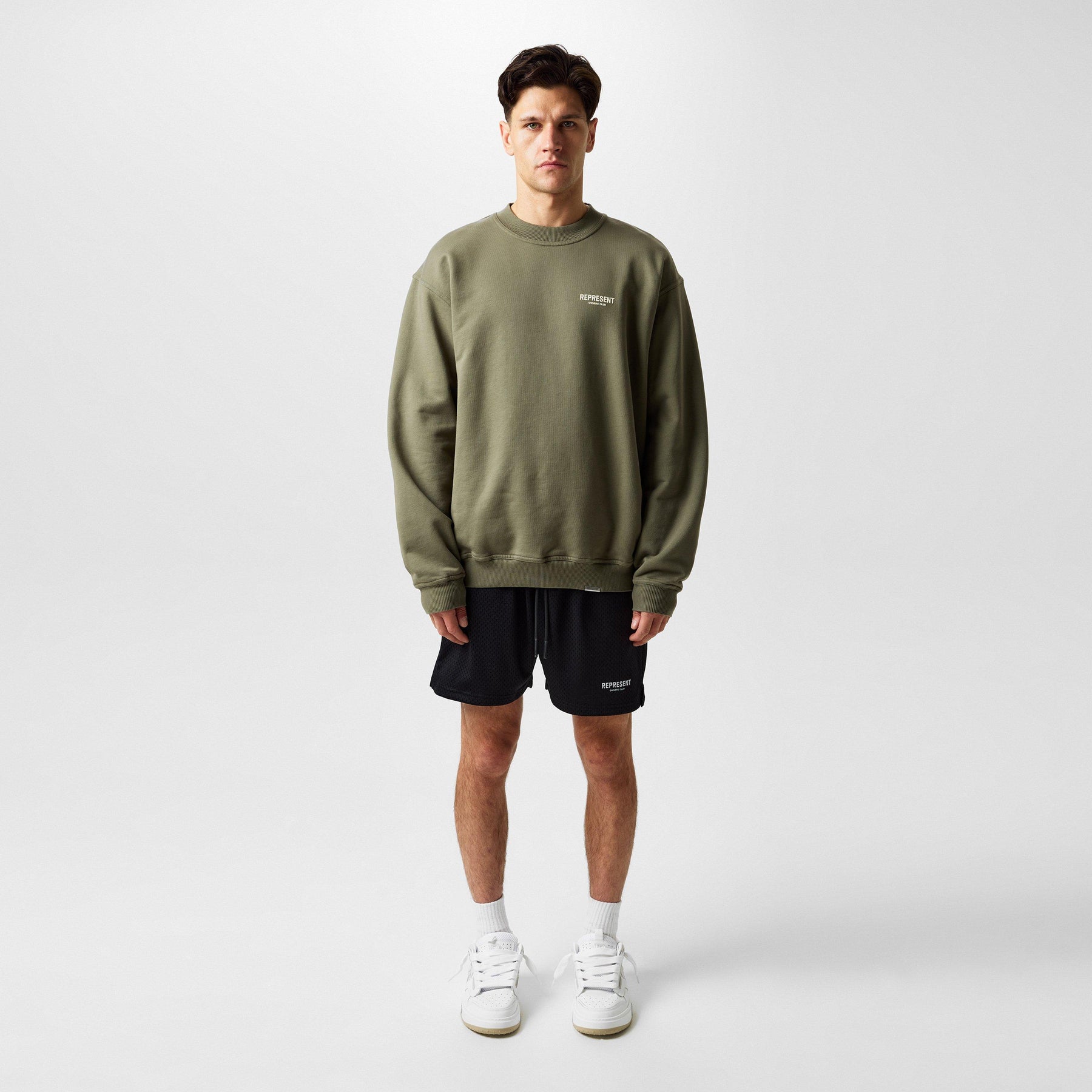 Men's Logo Cotton Owners Club Sweatshirt