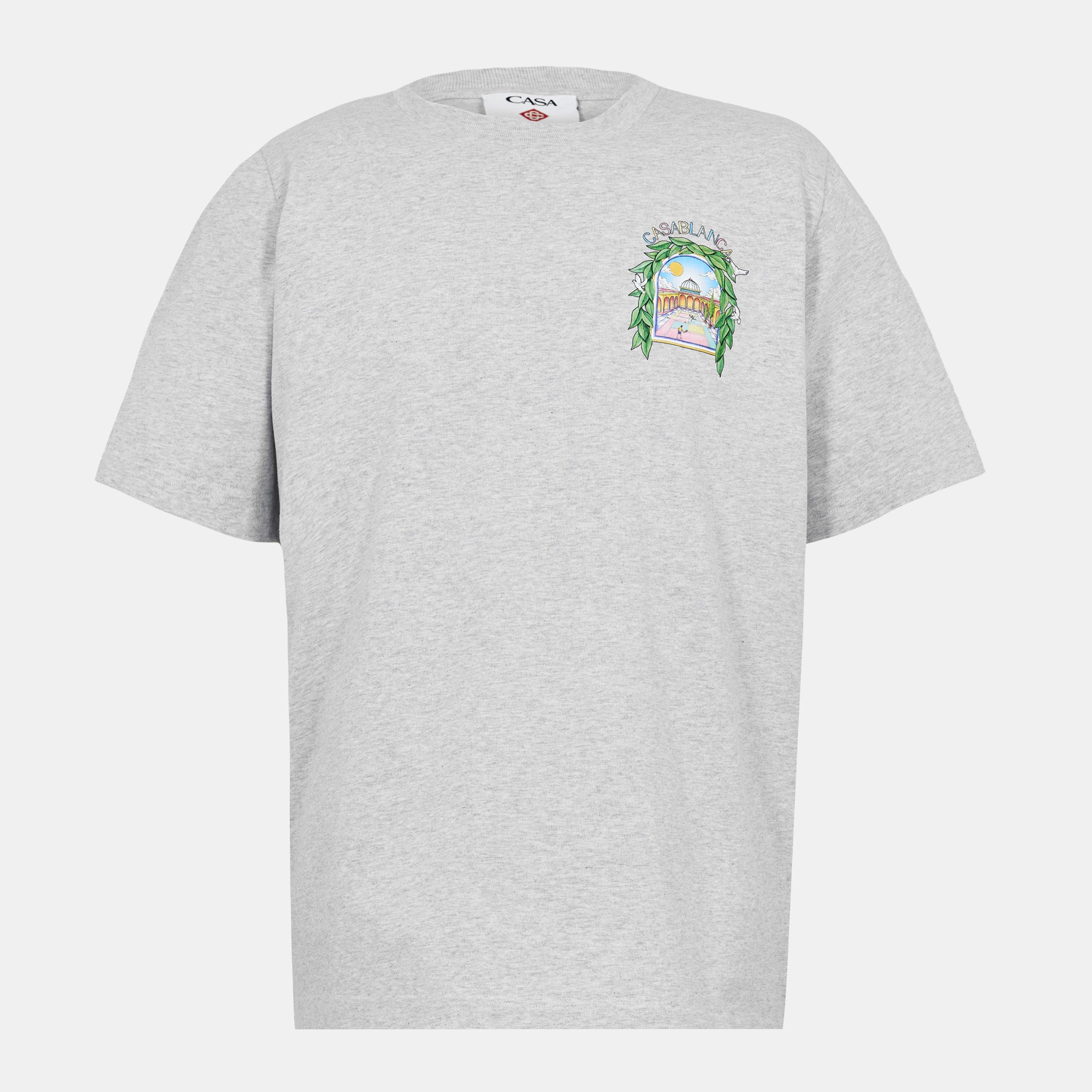 Graphic Cotton L'Arche Tennis Club T-Shirt