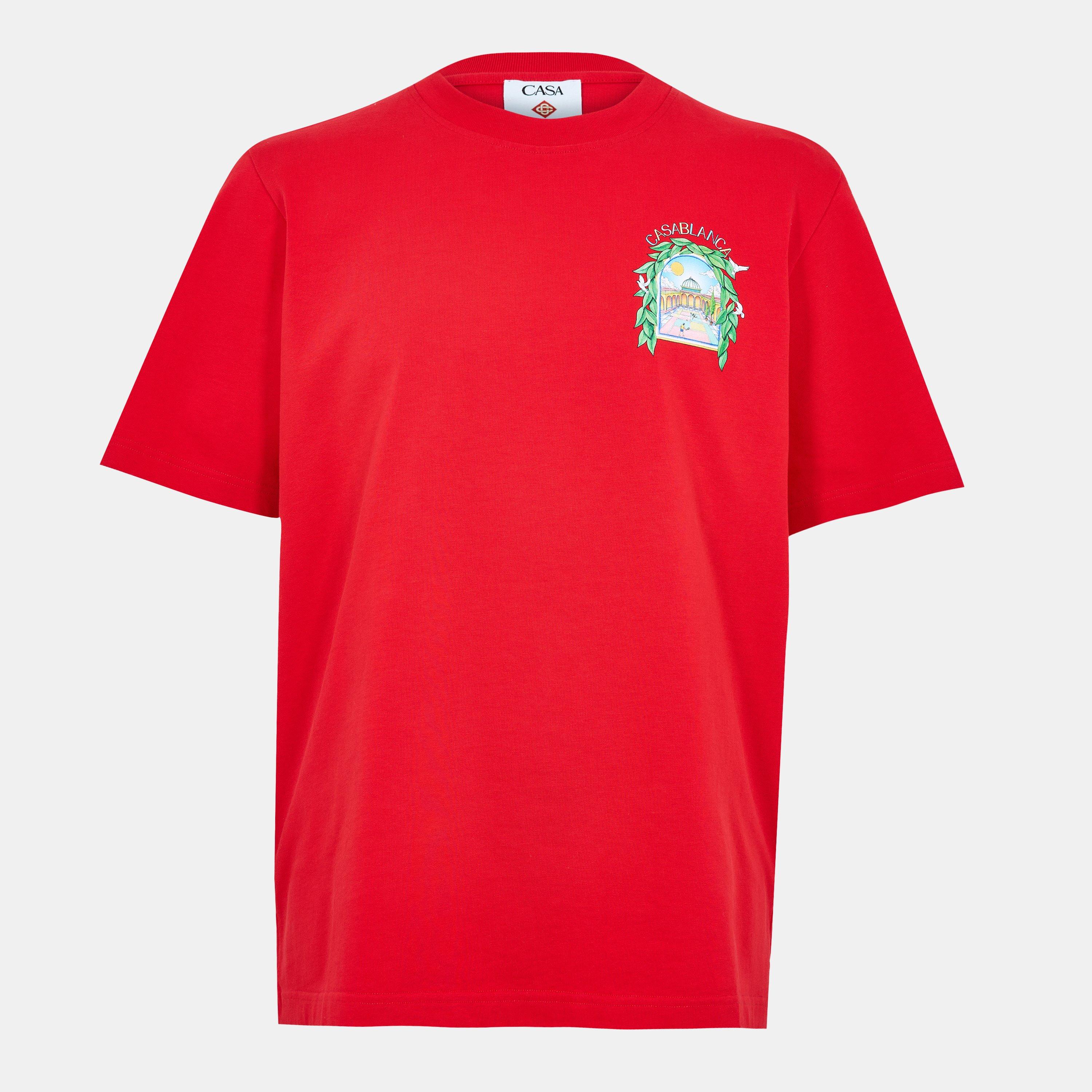 Graphic Cotton L'Arche Tennis Club T-Shirt