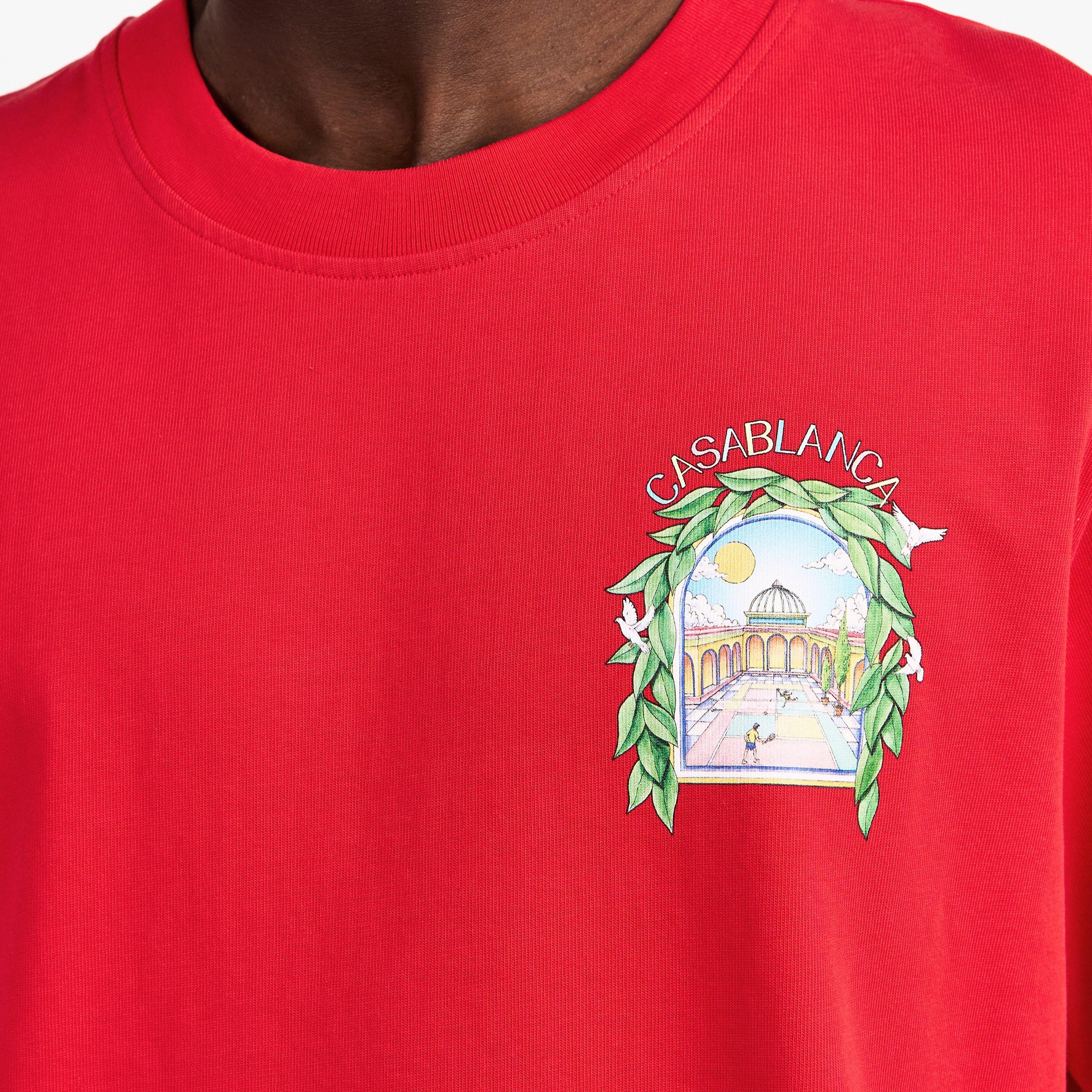 Graphic Cotton L'Arche Tennis Club T-Shirt