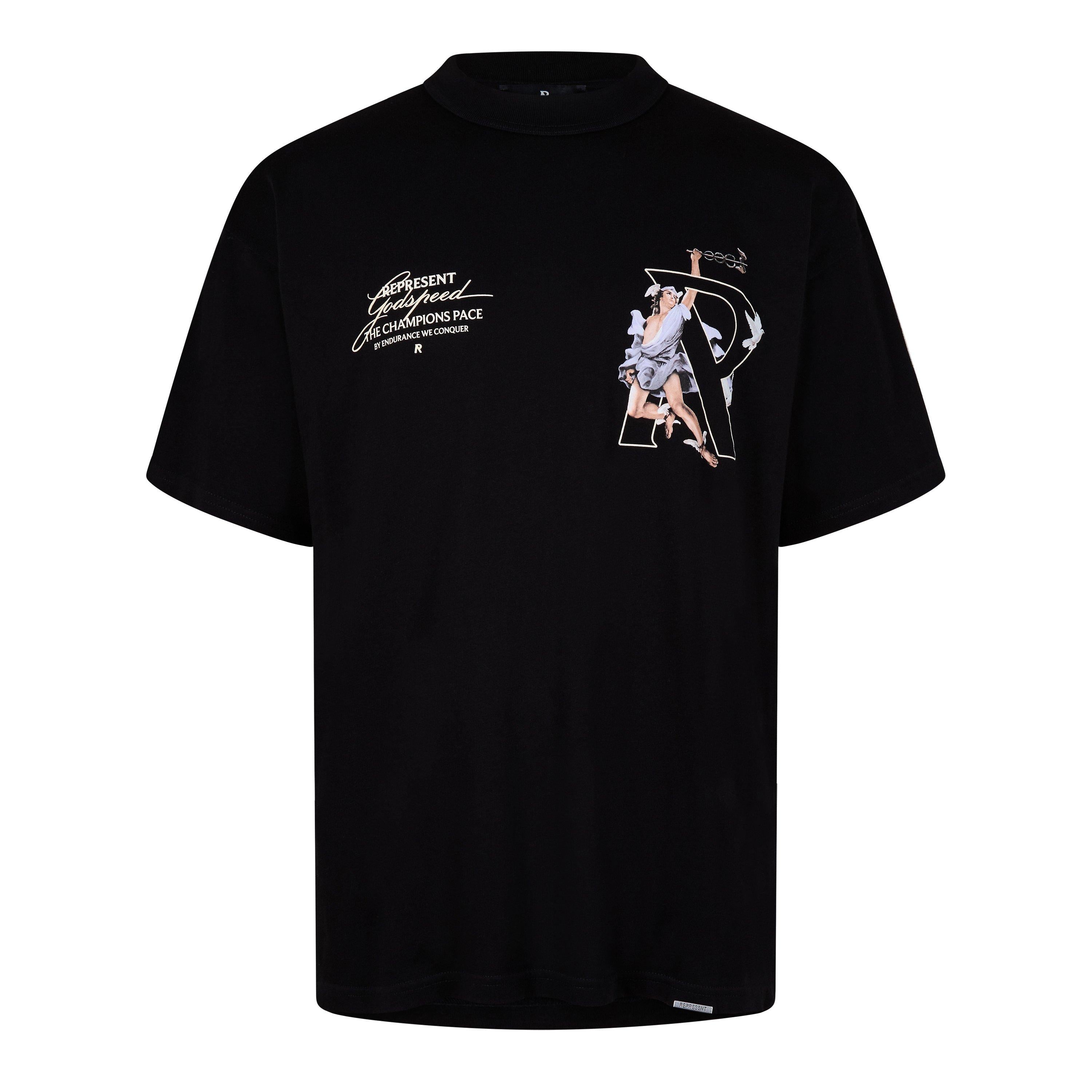 Men's Rep Hermes T-Shirt, Bold Graphics