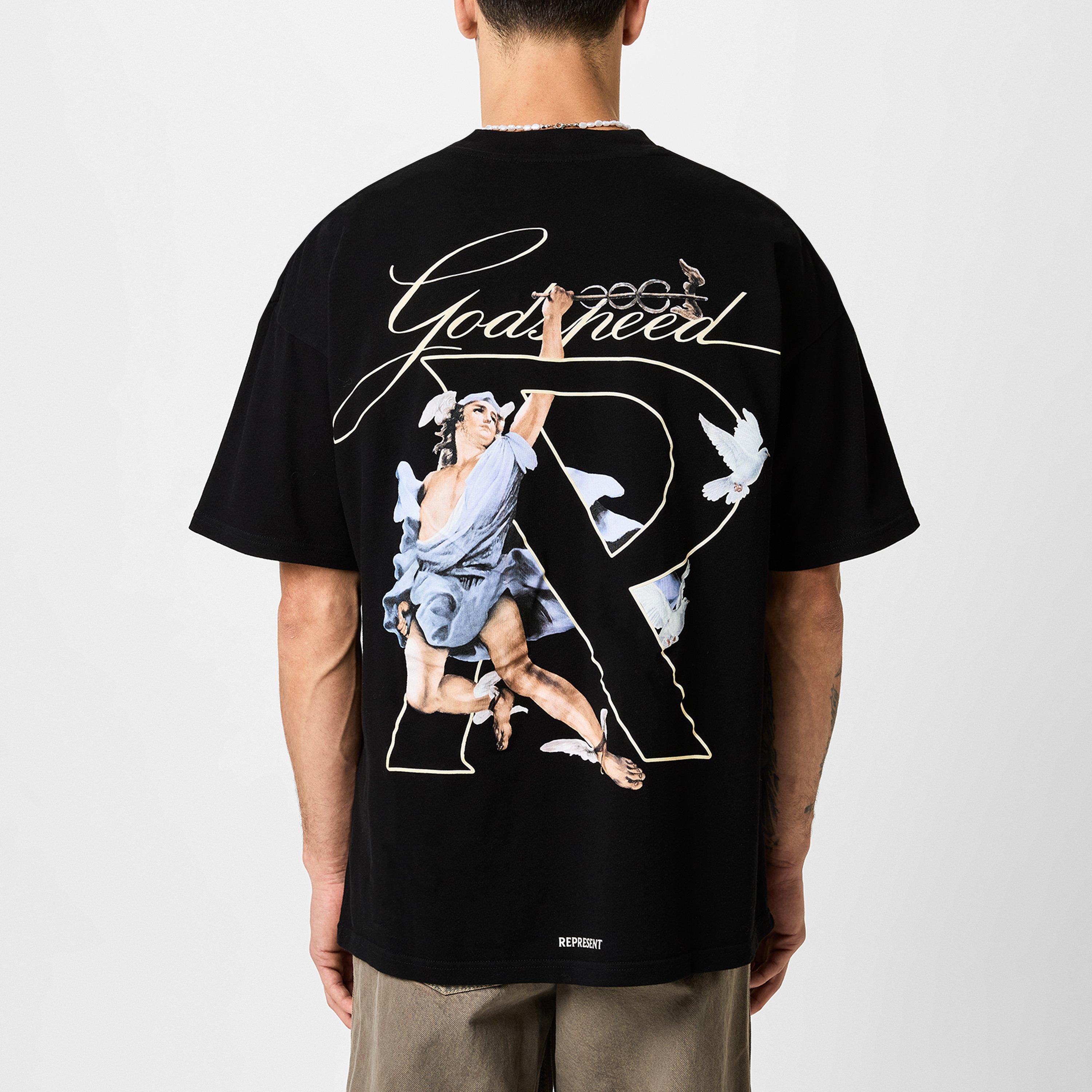 Men's Rep Hermes T-Shirt, Bold Graphics