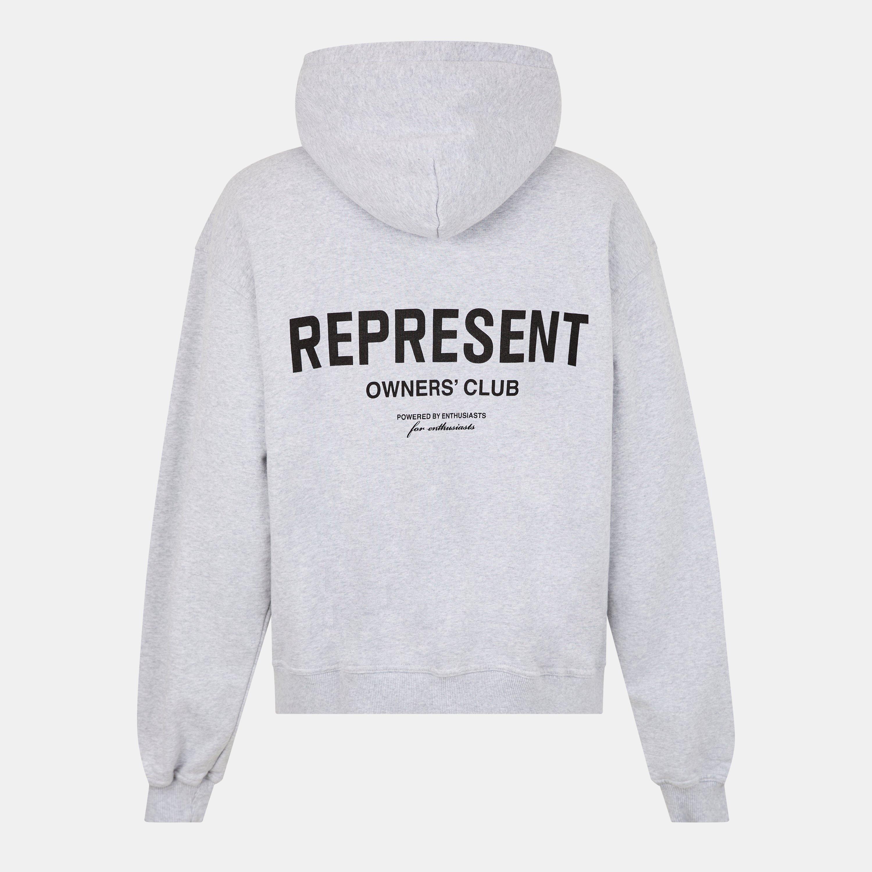 Rep Owners Club Zipped Hoodie, Bold Logo