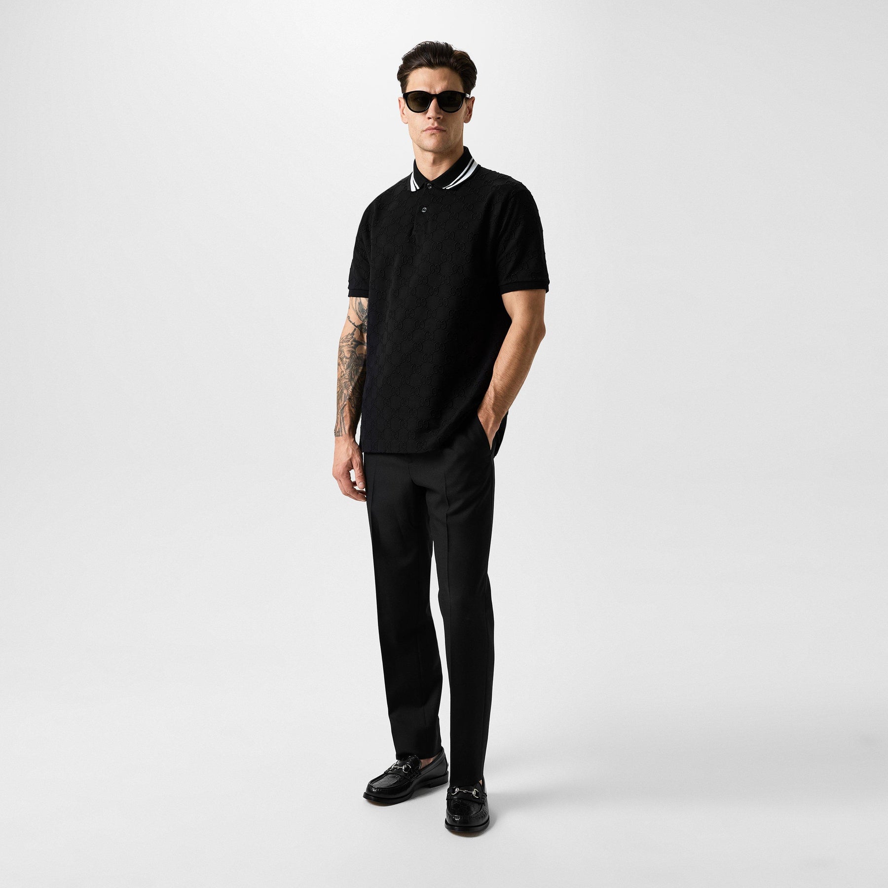 Men's GG Cotton Polo Shirt