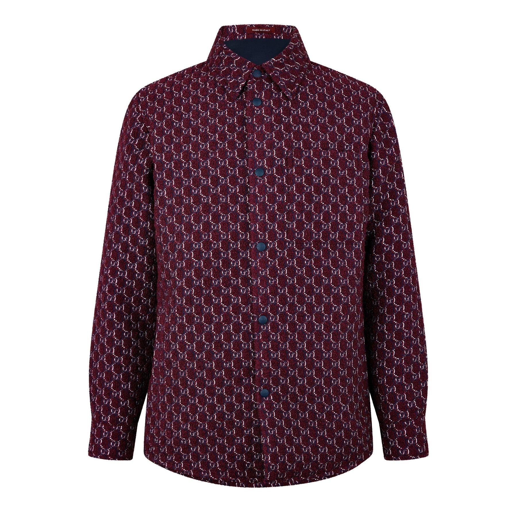Boucle Jacquard Shirt With GG Shadow