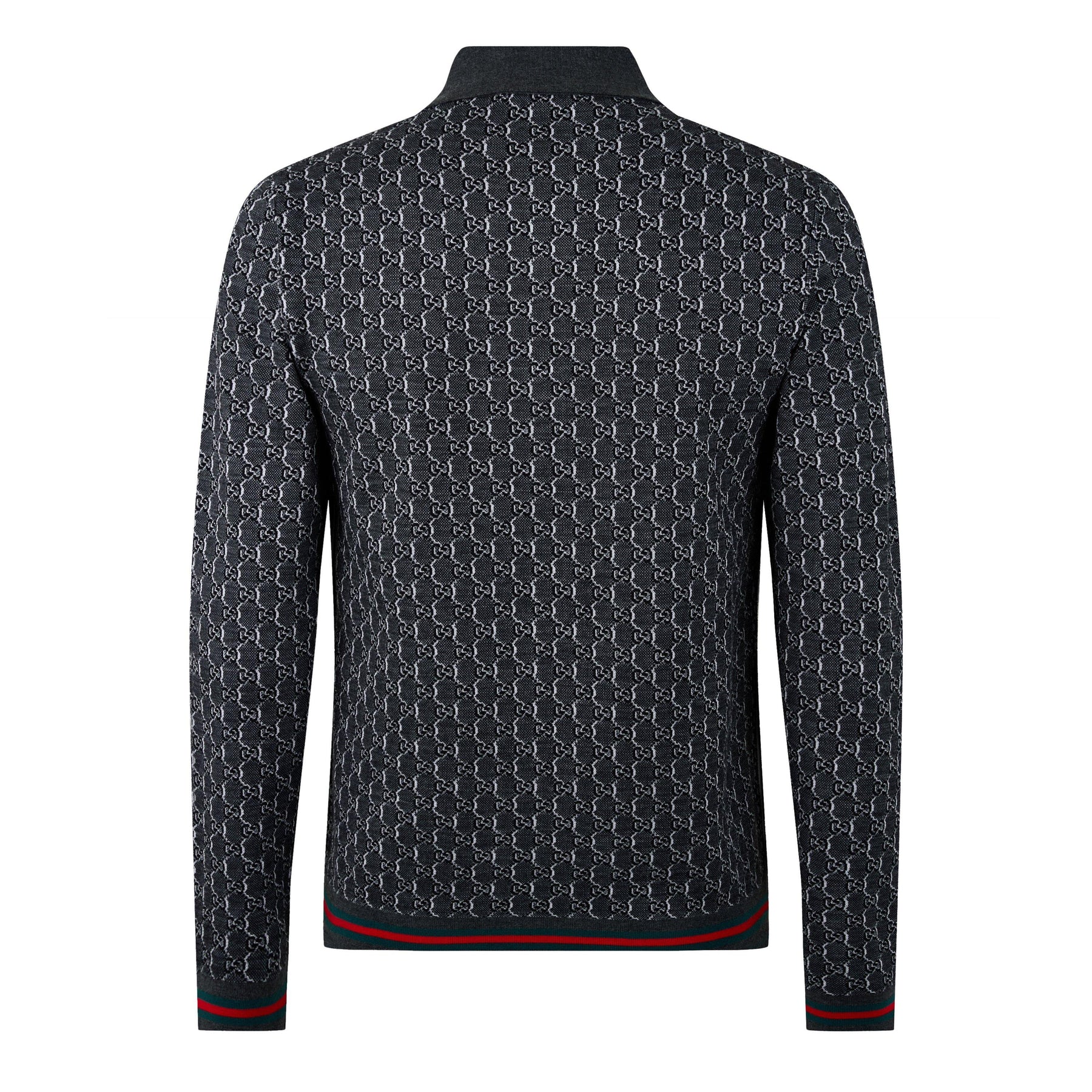 Long Sleeve Knit Polo Shirt