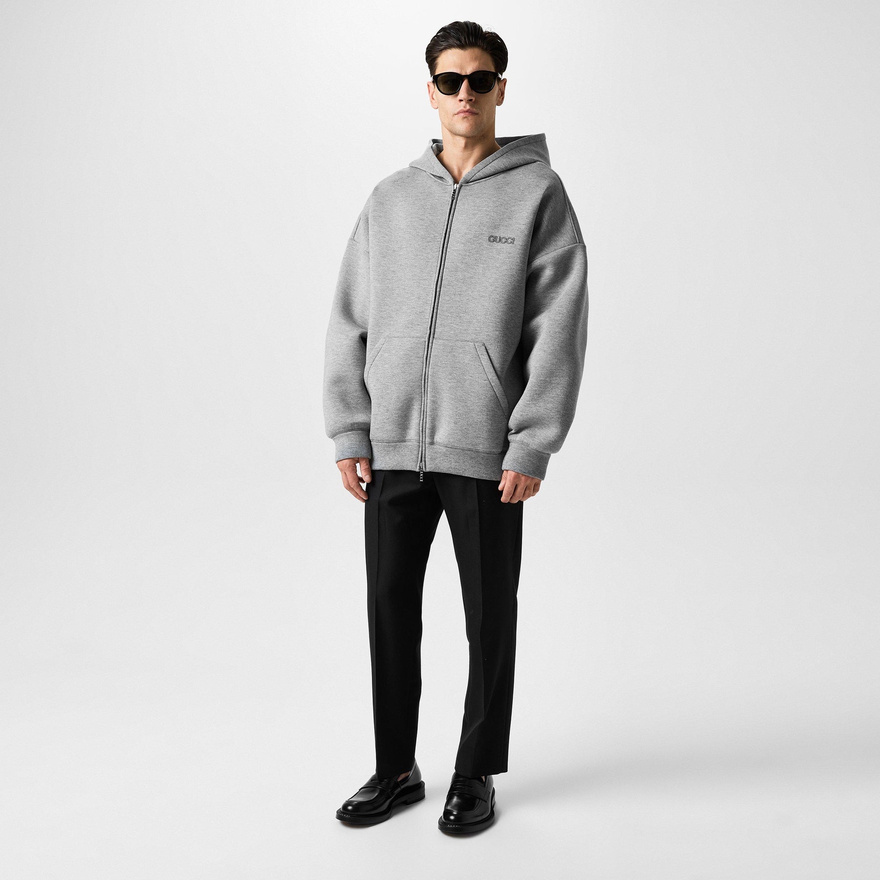 Logo Zip Hoodie