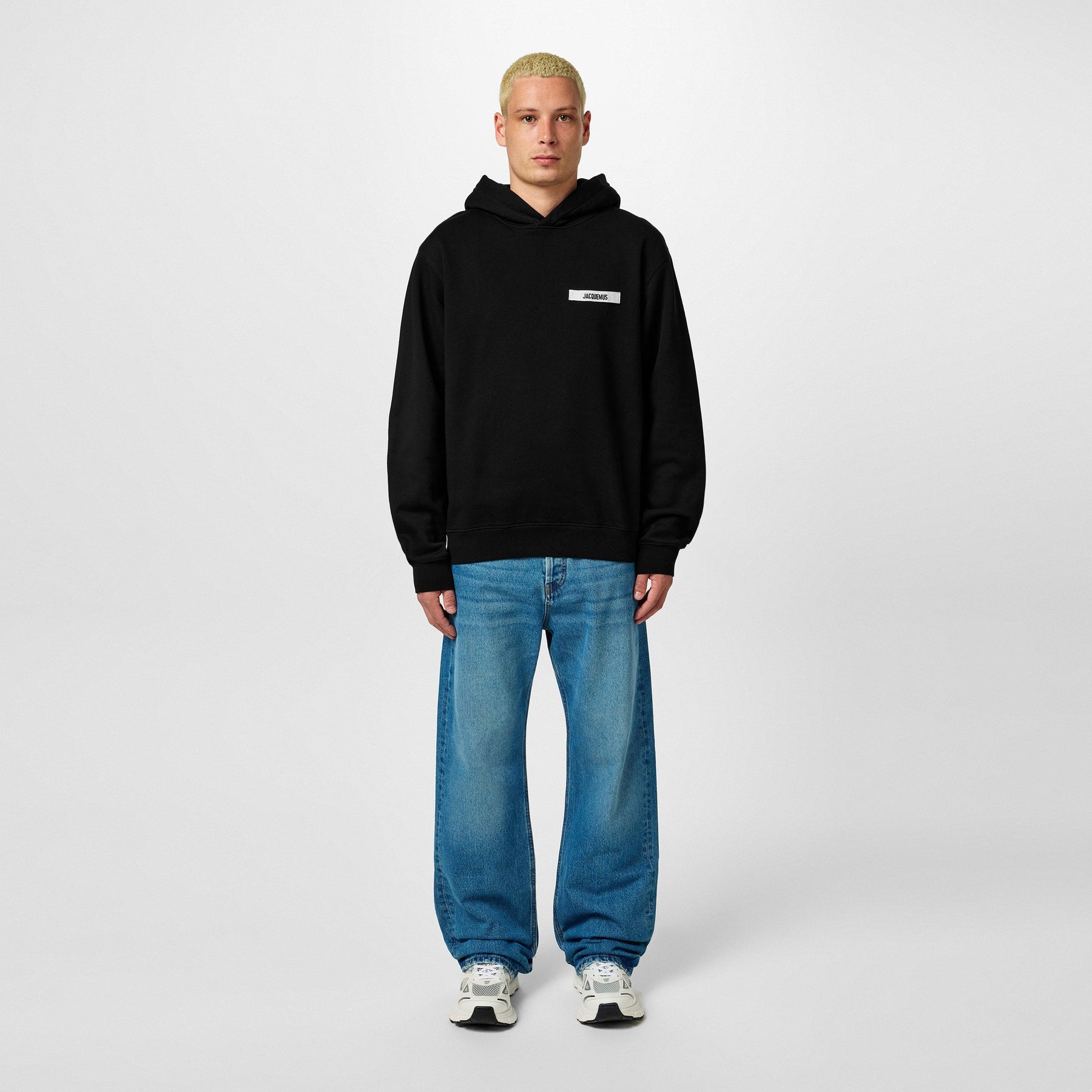 Men's Logo Cotton Gros Grain Hoodie