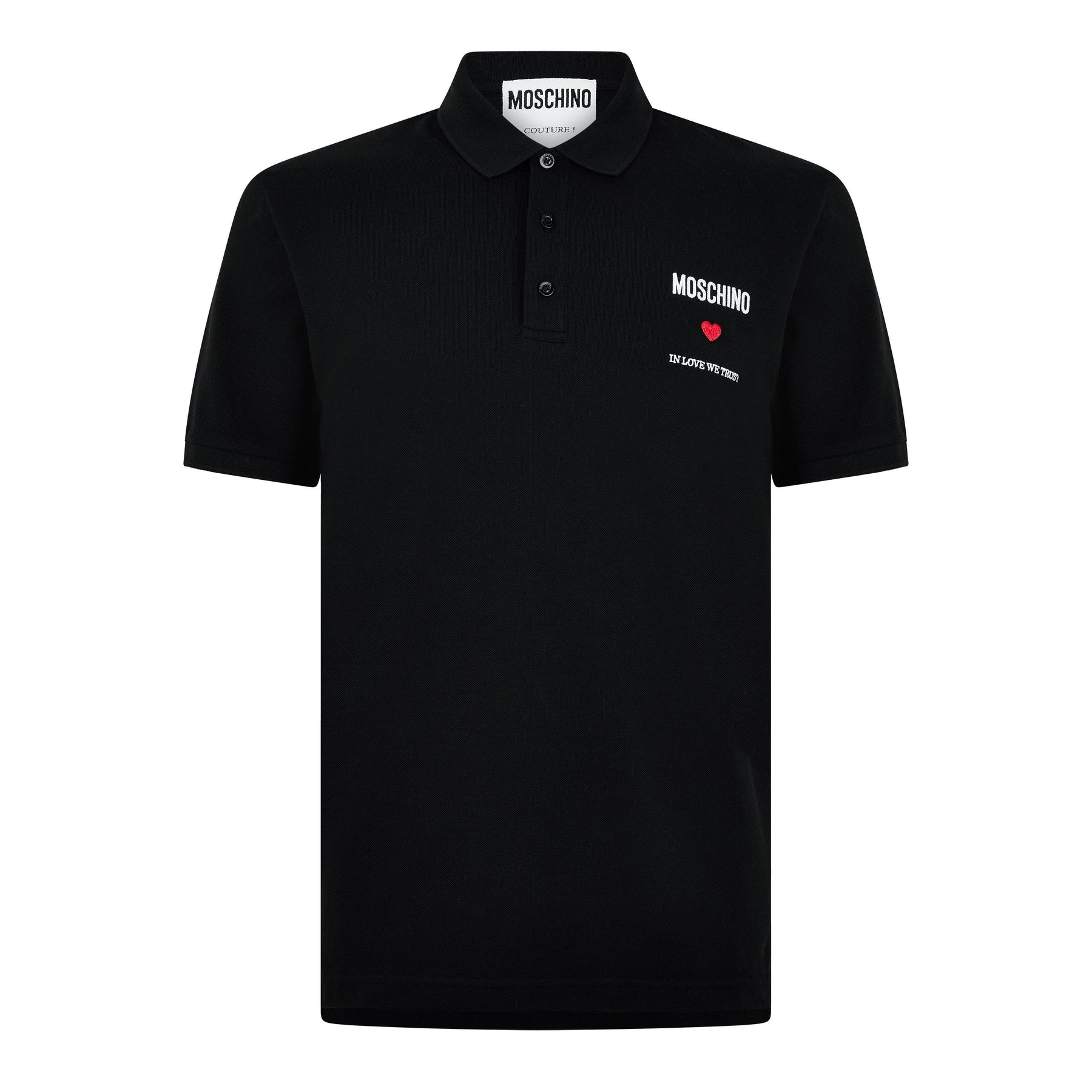 Embroidered In Love We Trust Polo Shirt