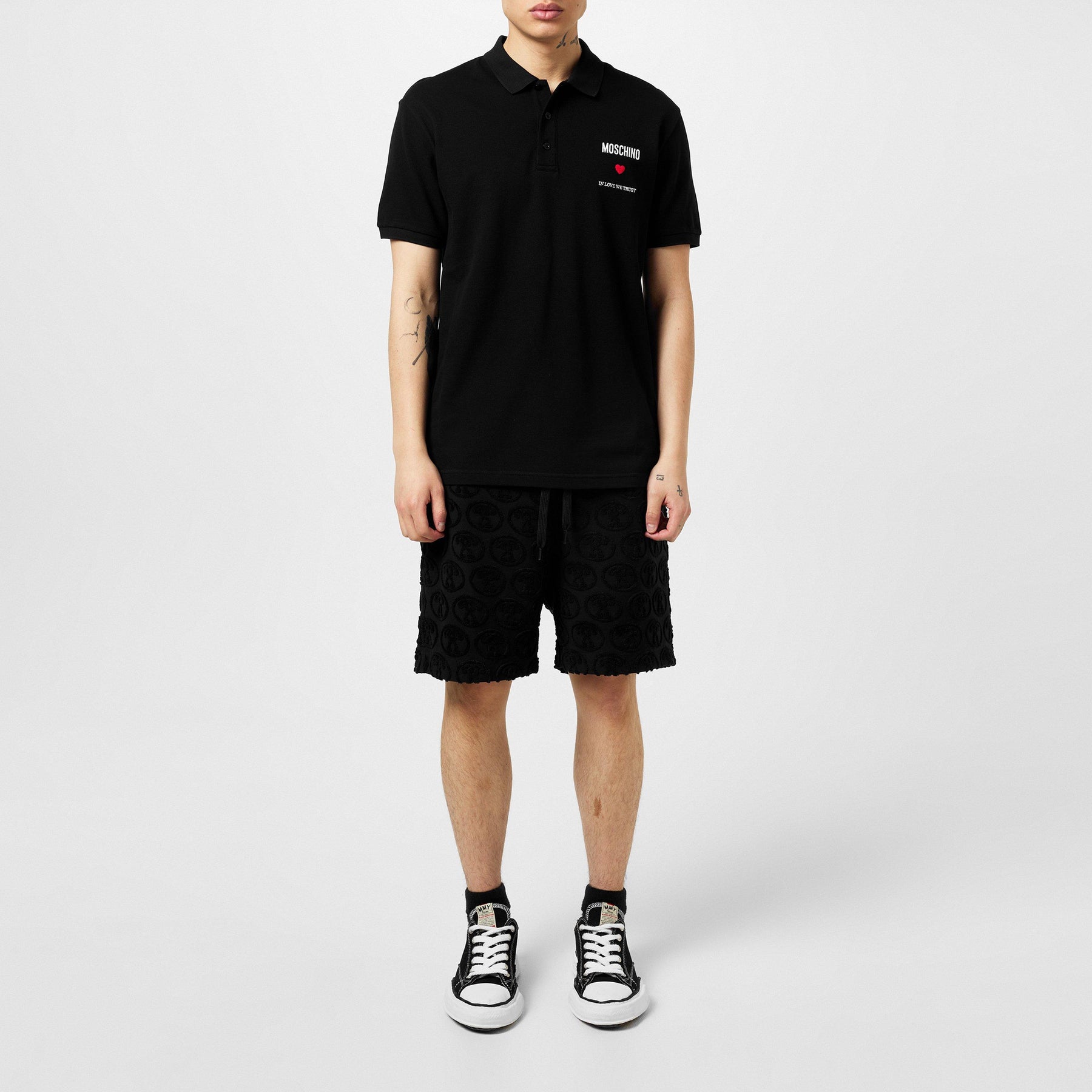 Embroidered In Love We Trust Polo Shirt
