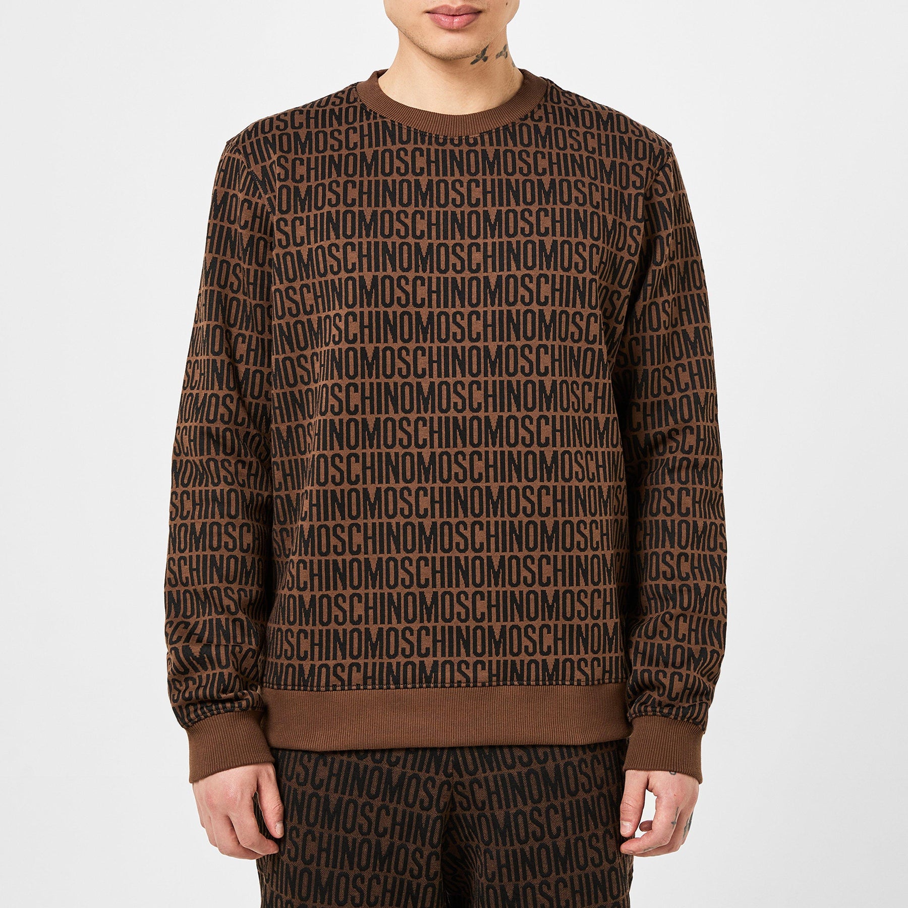 Logo Print Crew Sweater