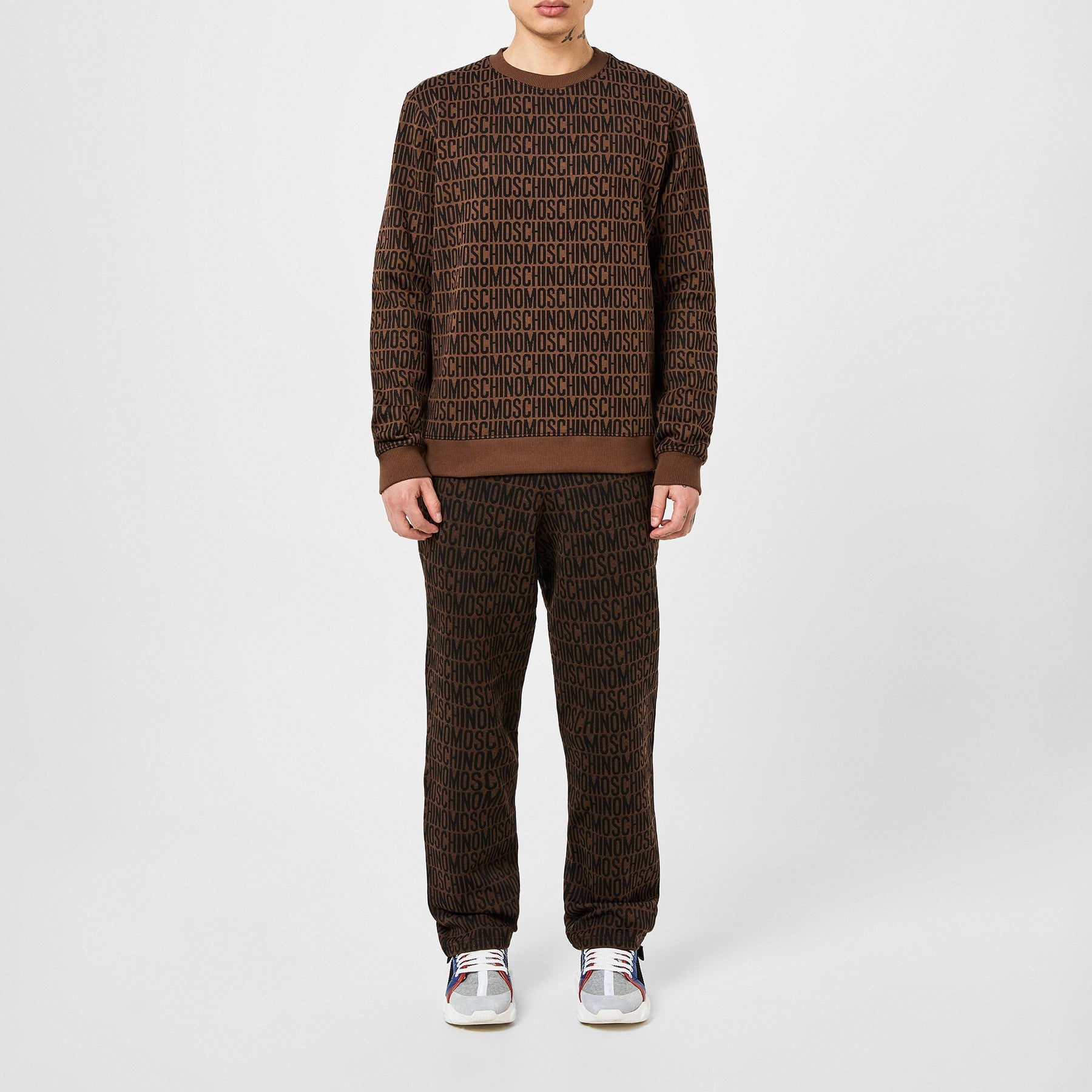 Logo Print Crew Sweater