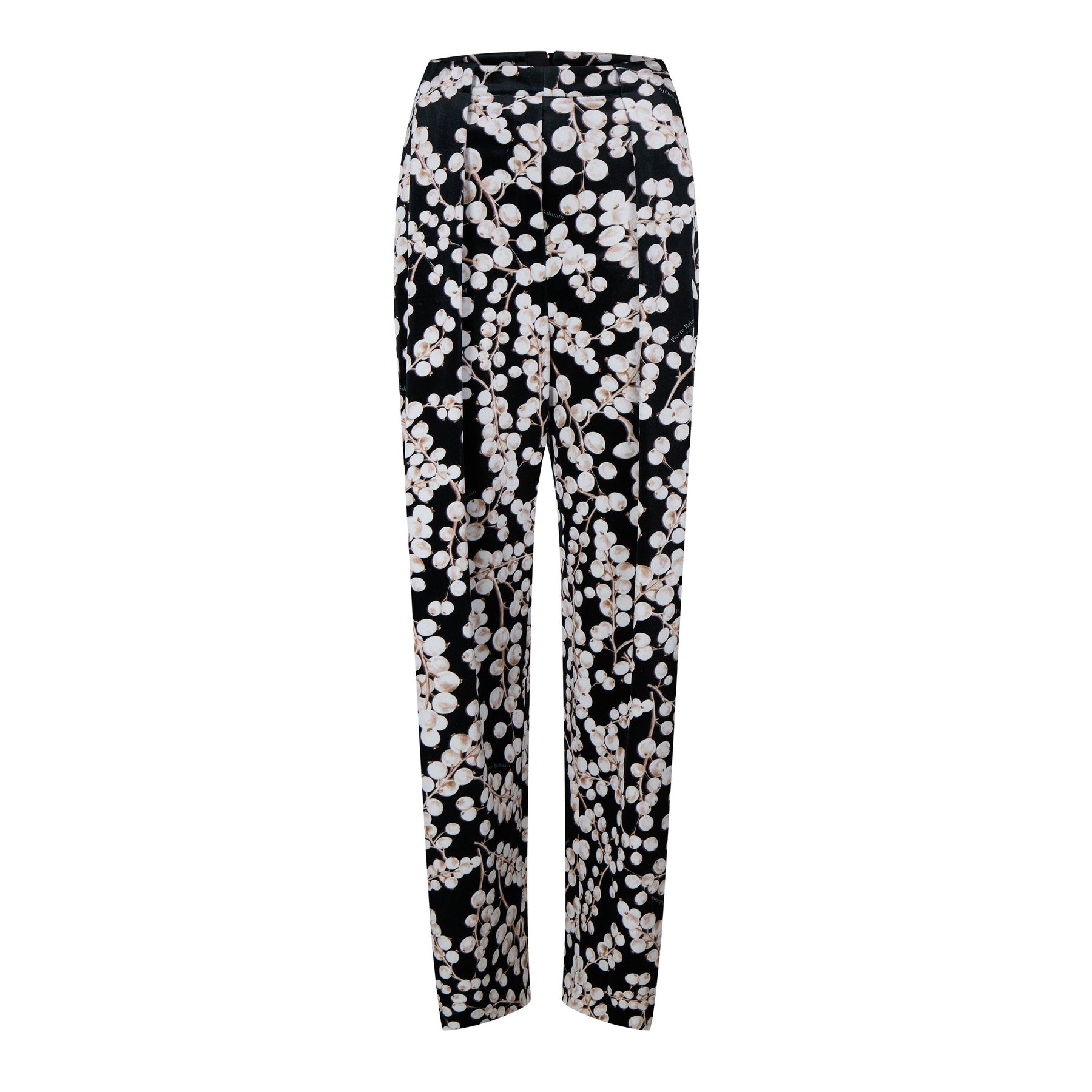 Velvet Printed Trousers
