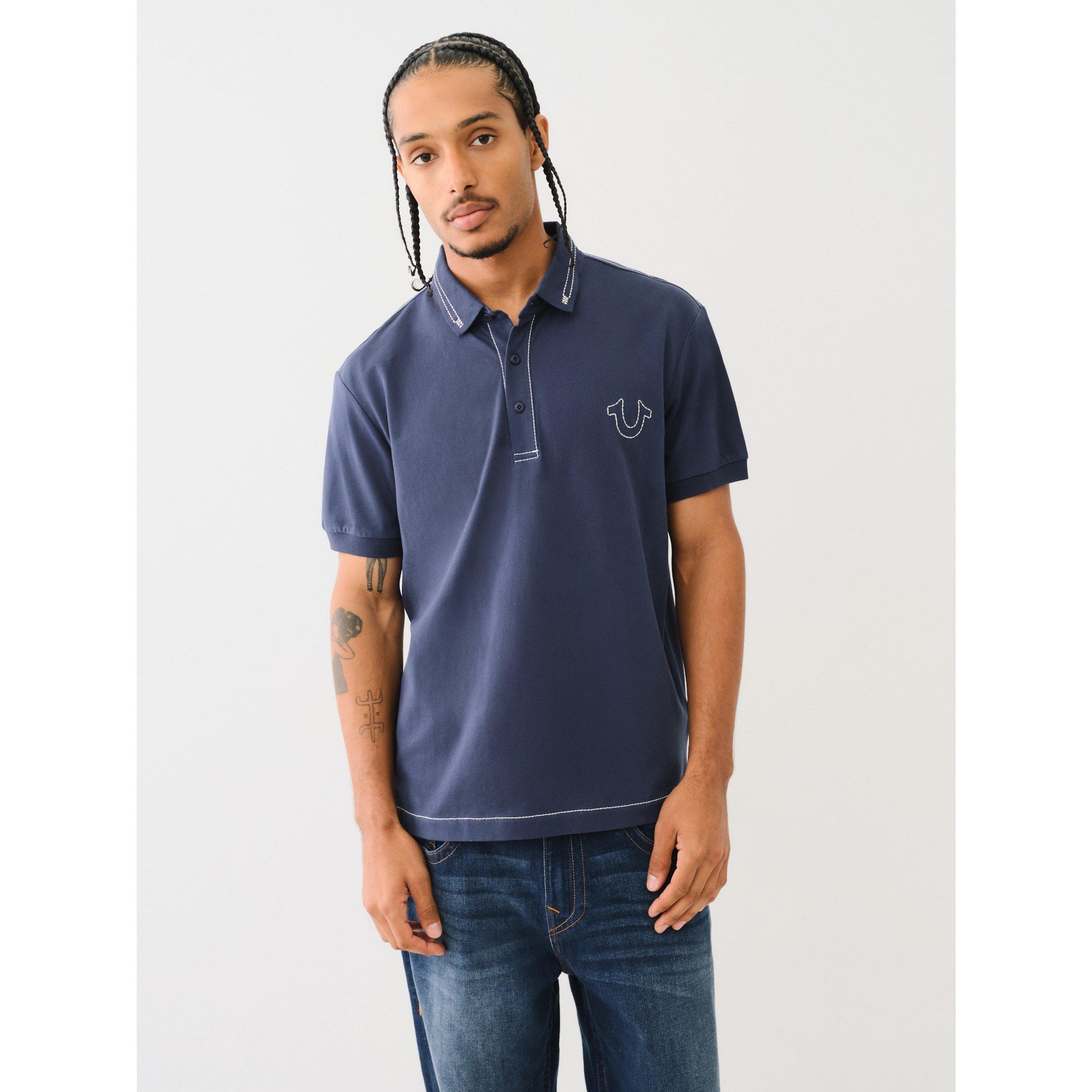 Big T Embroidered Polo Shirt