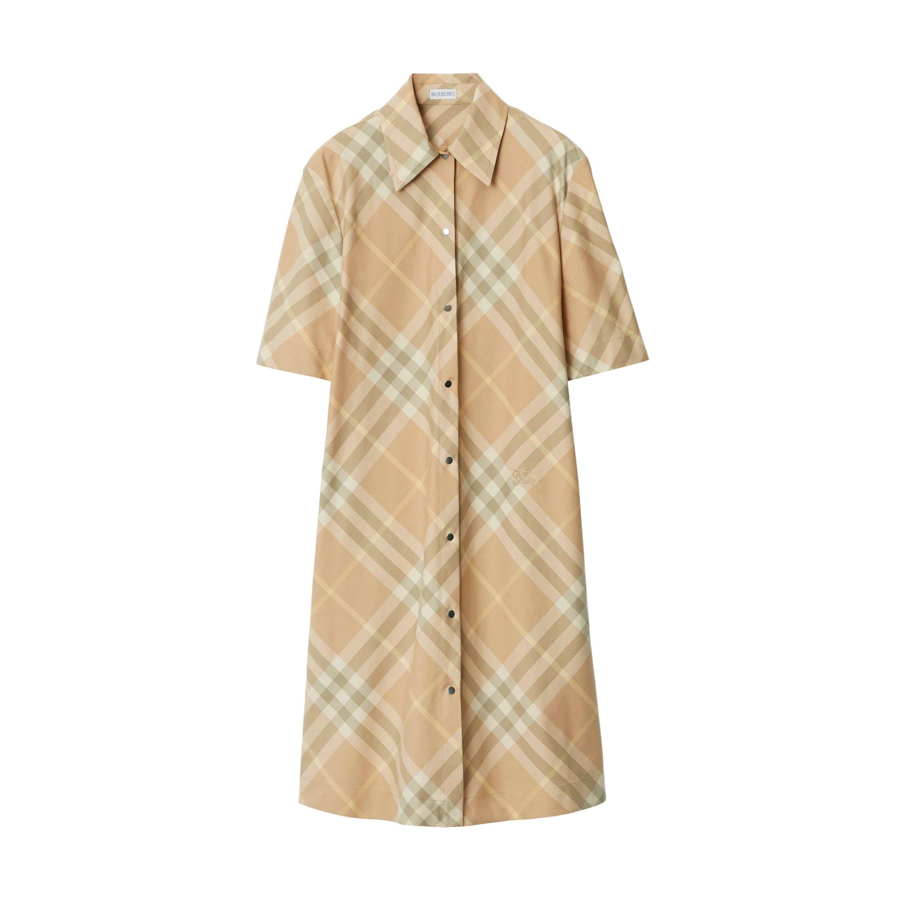 Vintage Check Pattern Dress