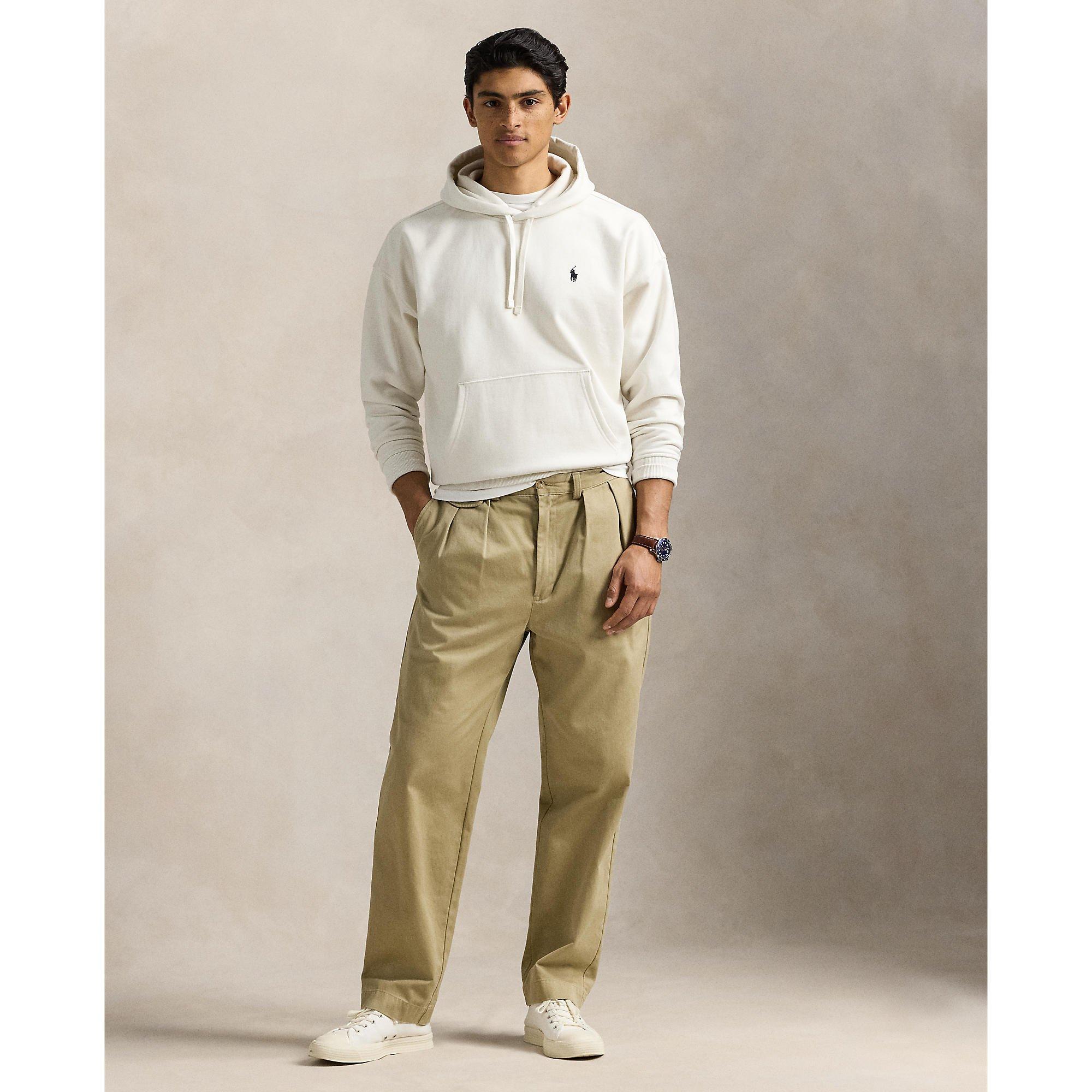 Relaxed Fit Logo Fleece Hoodie
