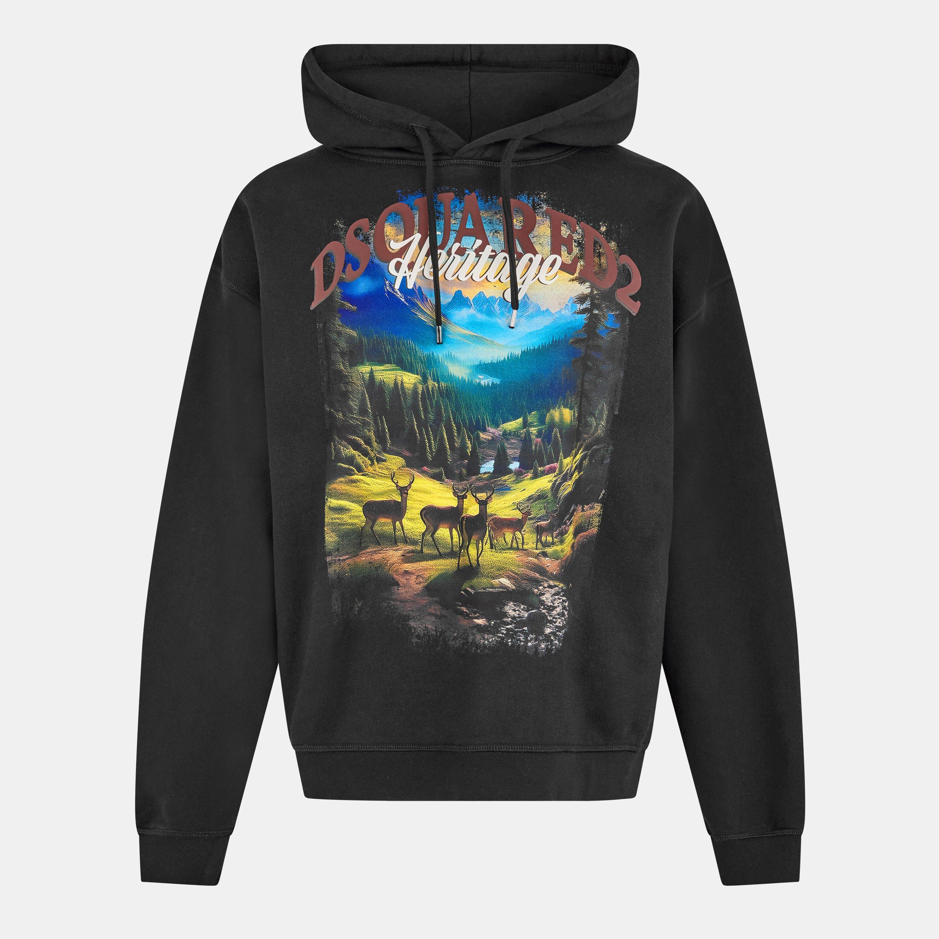 DSQ Heritage Pull Over Hoodie