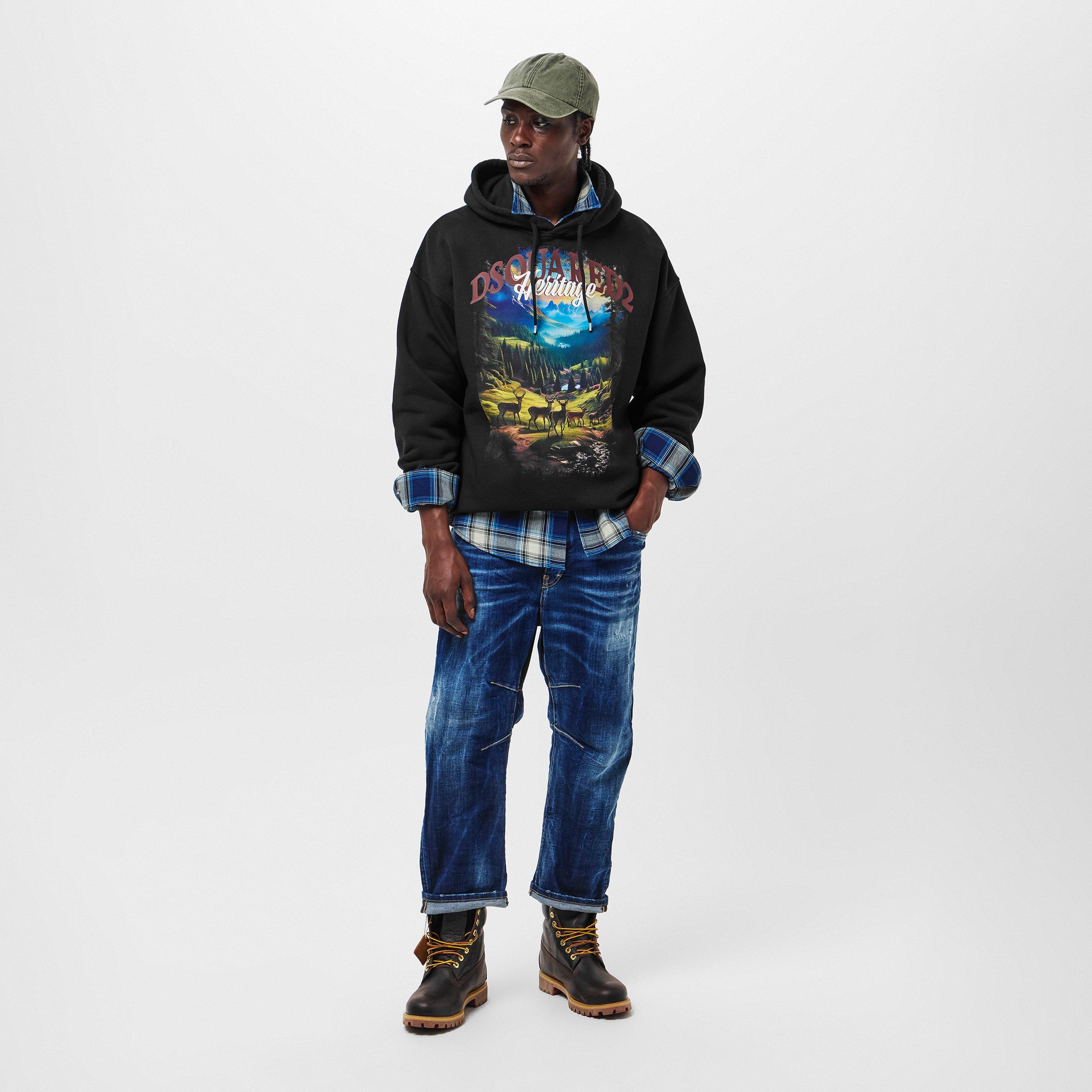 DSQ Heritage Pull Over Hoodie