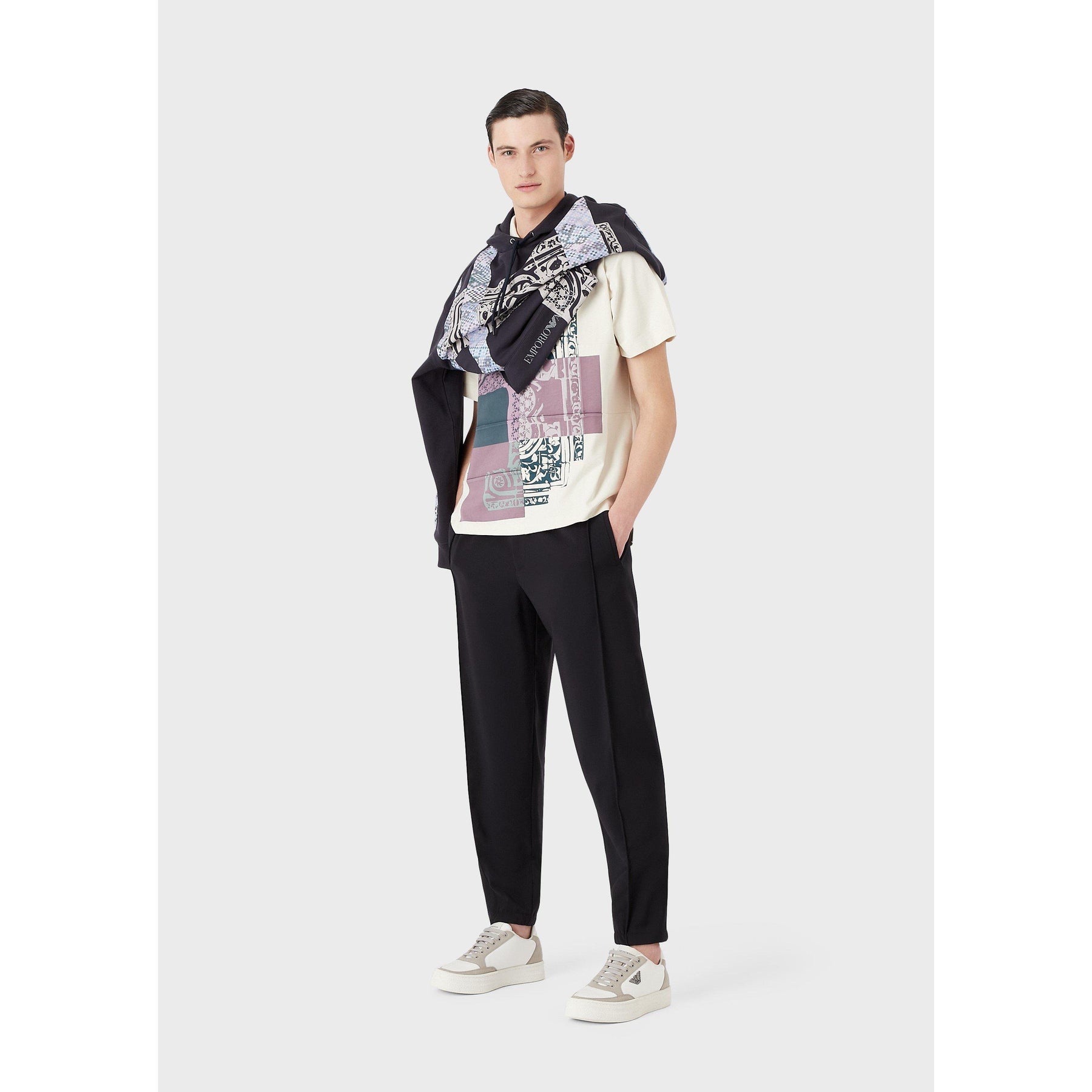 Print Over The Head Hoodie